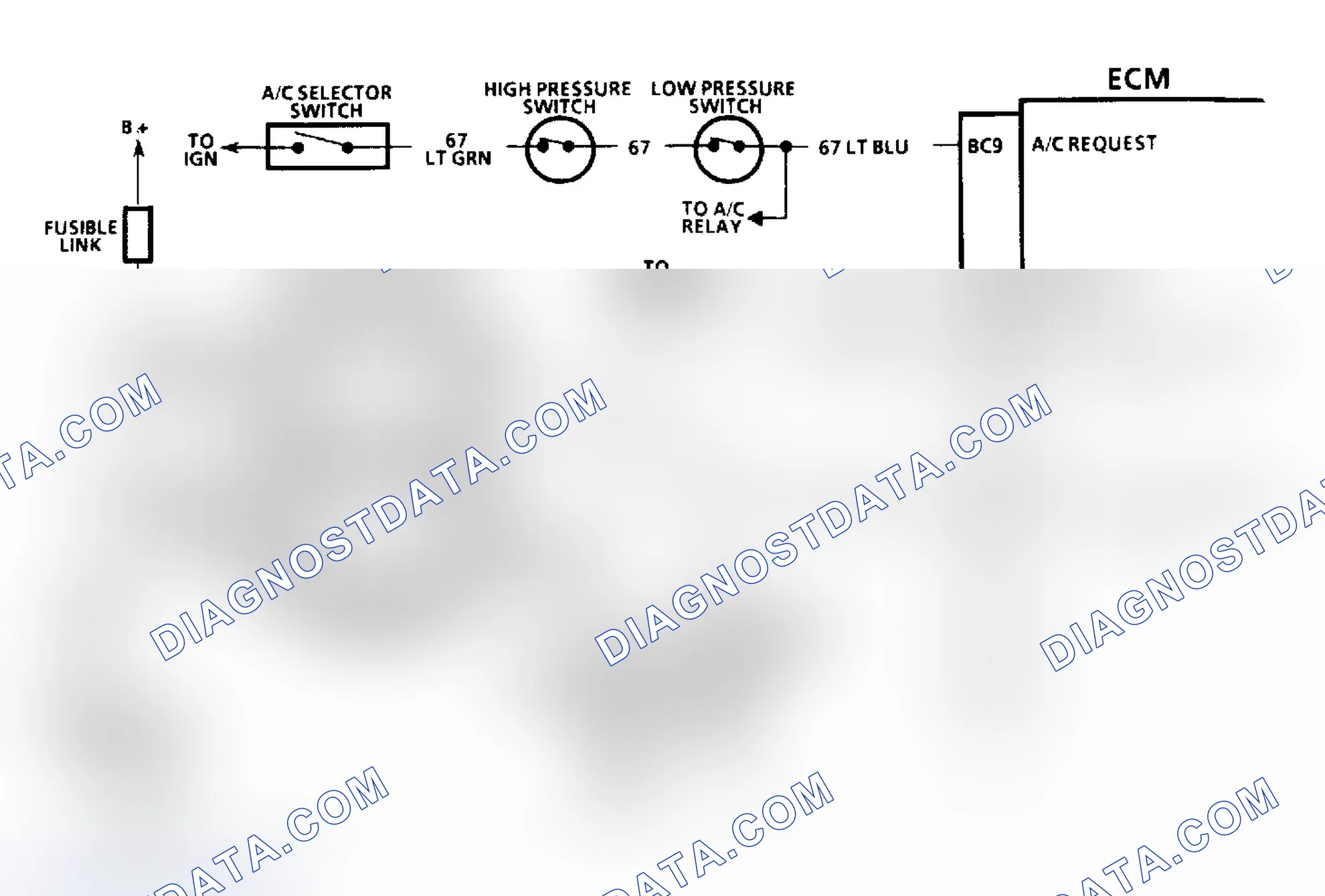 Scheme 289: Chart C12A, Schematic, Cooling Fan Function Check (3.3L "A" Body)