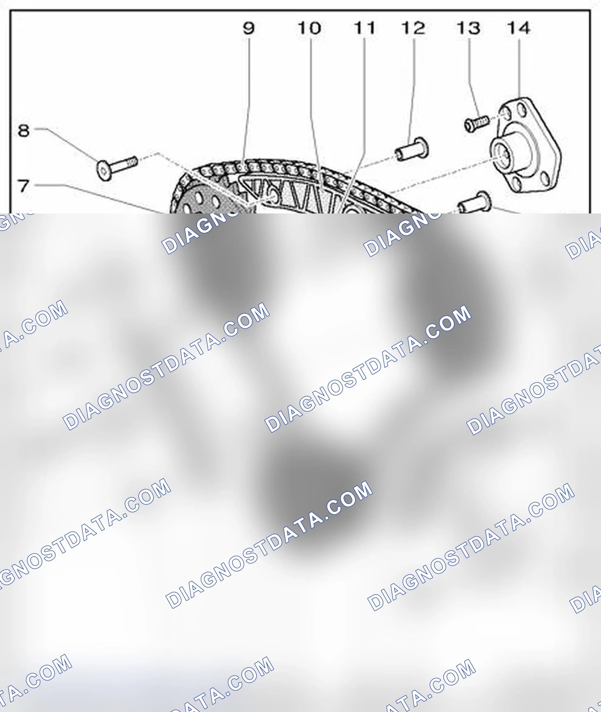 Scheme 171: Timing Mechanism Drive Chain, Component Overview