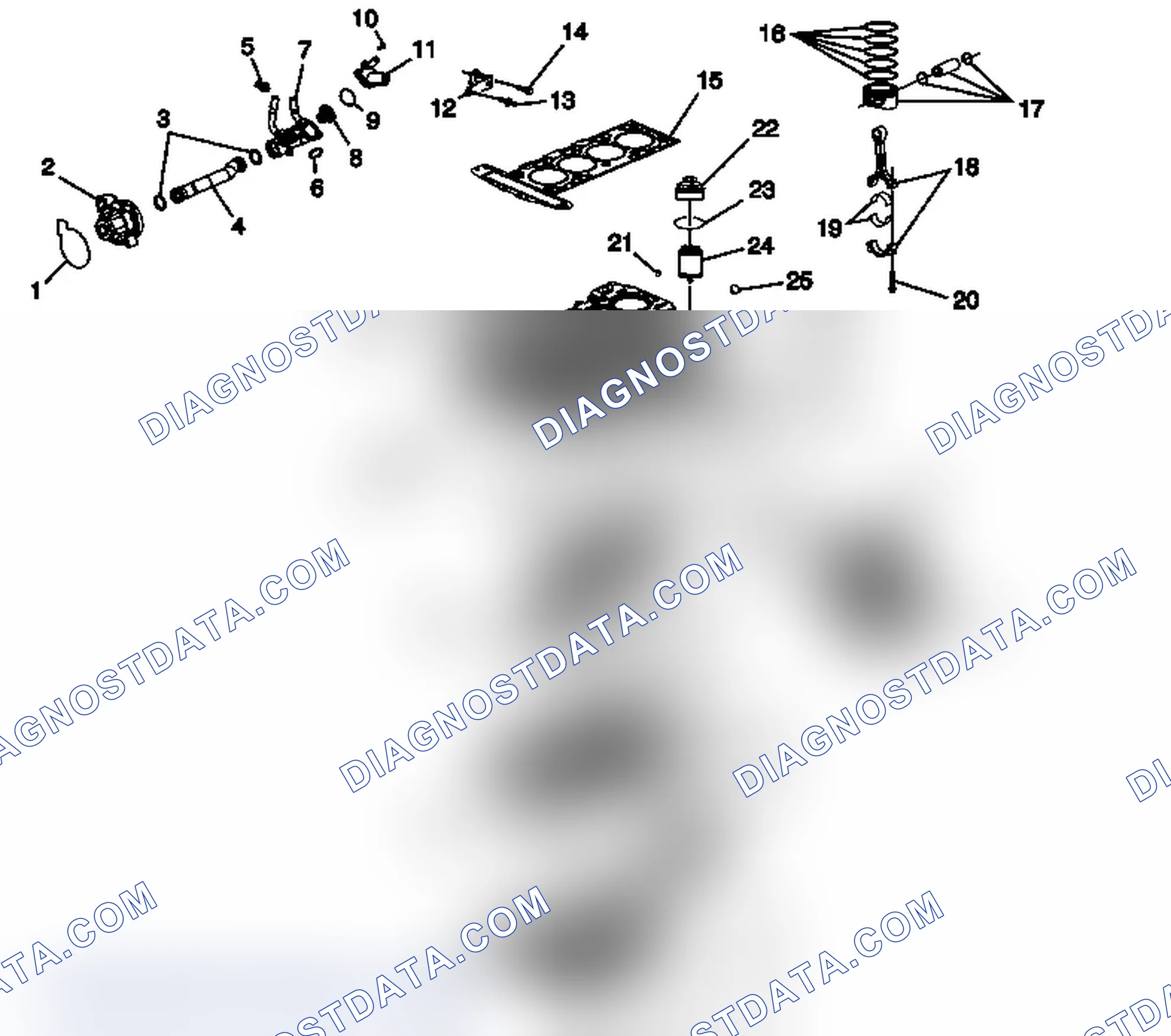 Scheme 20: Engine Block and Components
