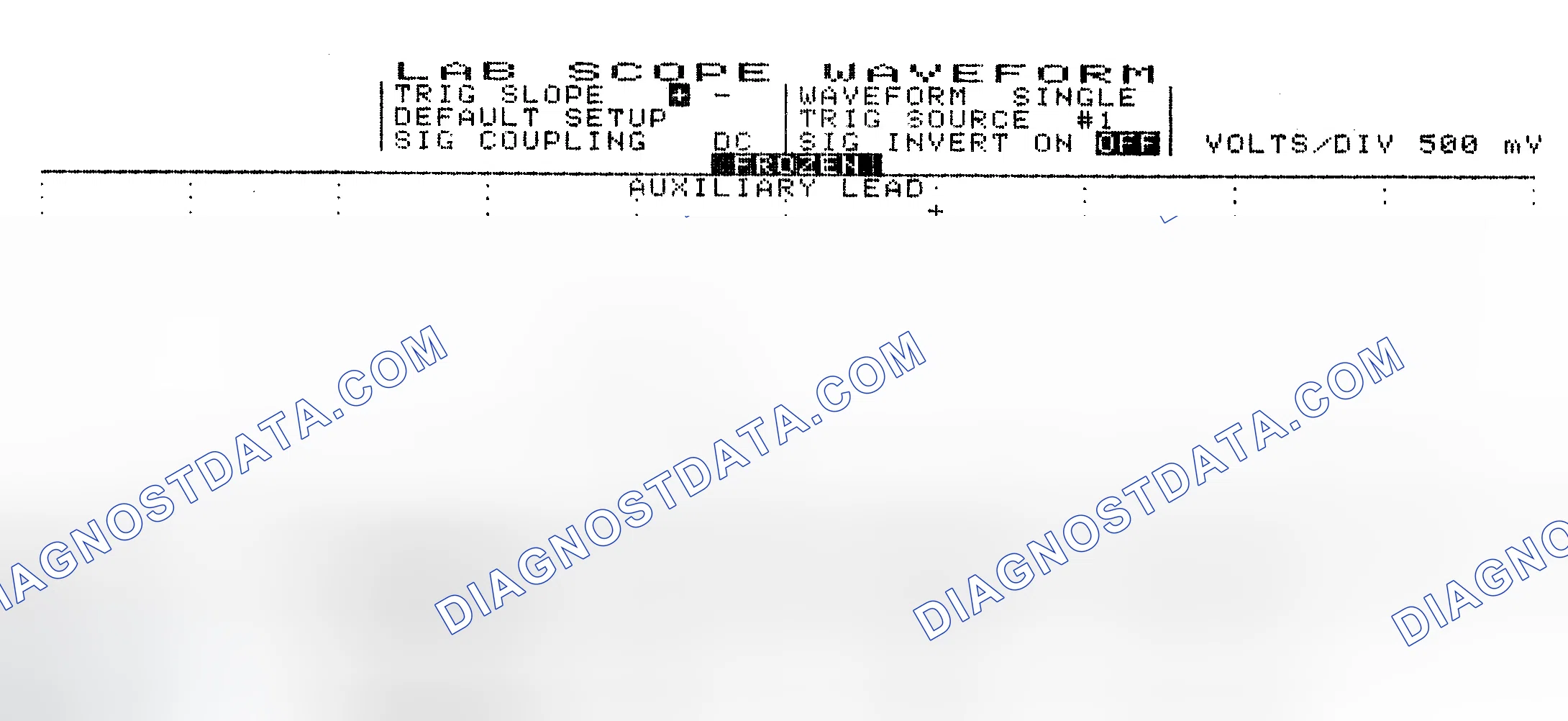 Scheme 10: Single Injector w/Excessive Current Flow - Current Pattern