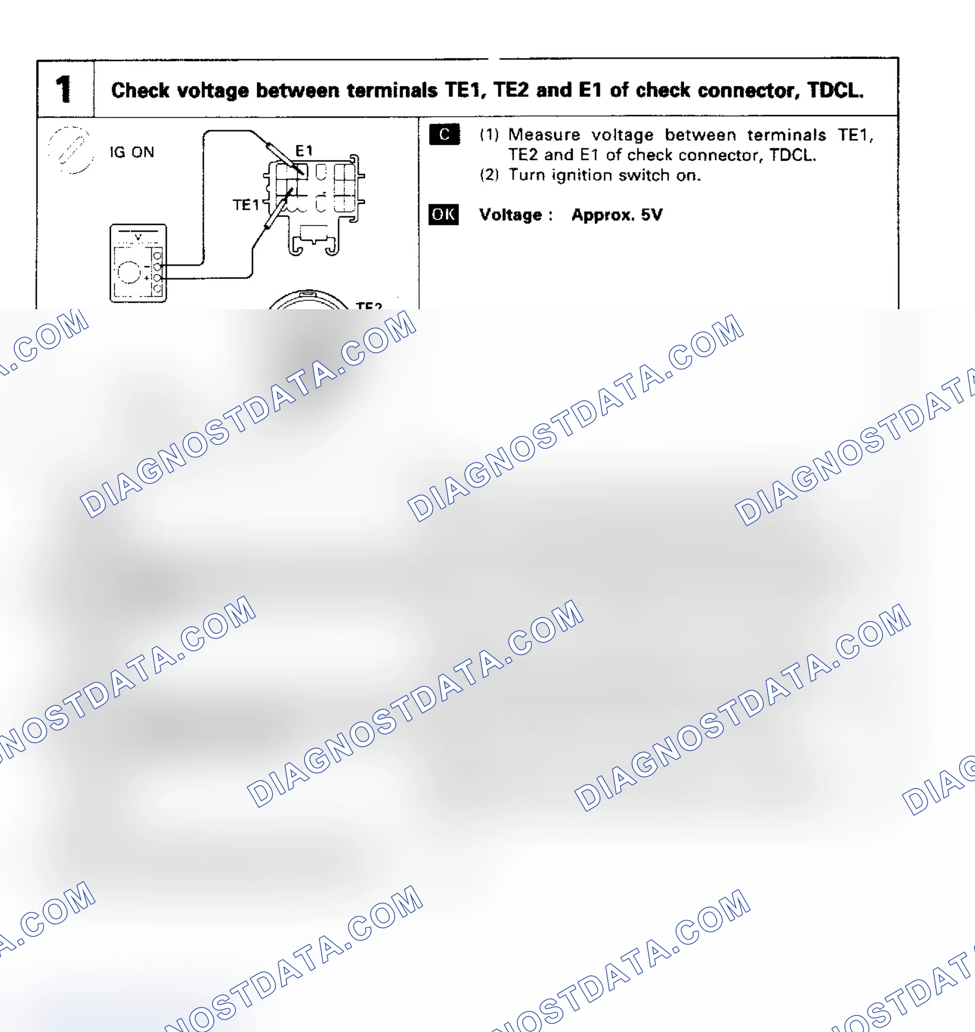 Scheme 58: Terminal TE1 & TE2 Circuit Diagnosis