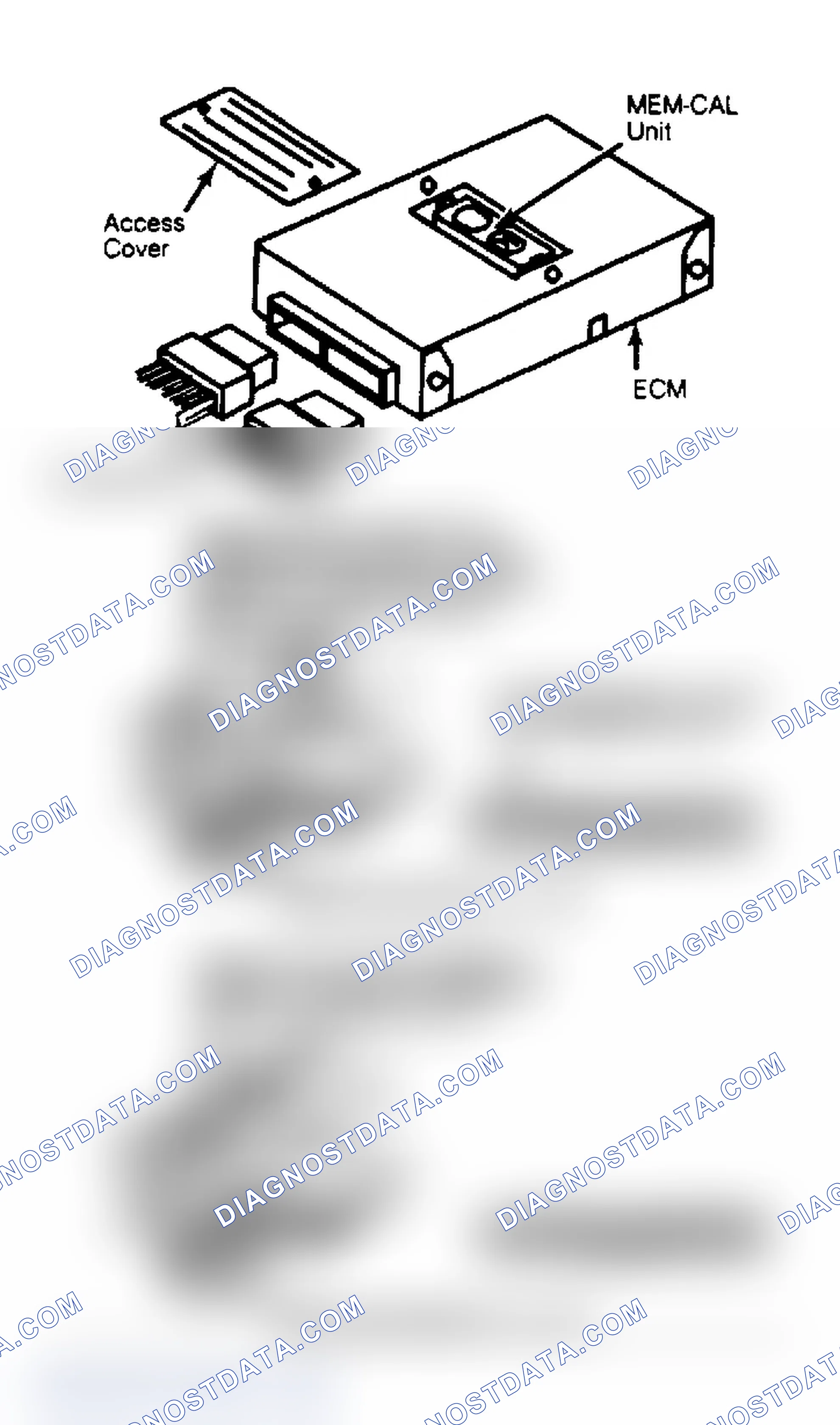 Scheme 3: Replacing MEM-CAL in Electronic Control Module of Vehicles Equipped With 2.5L Engine Only
