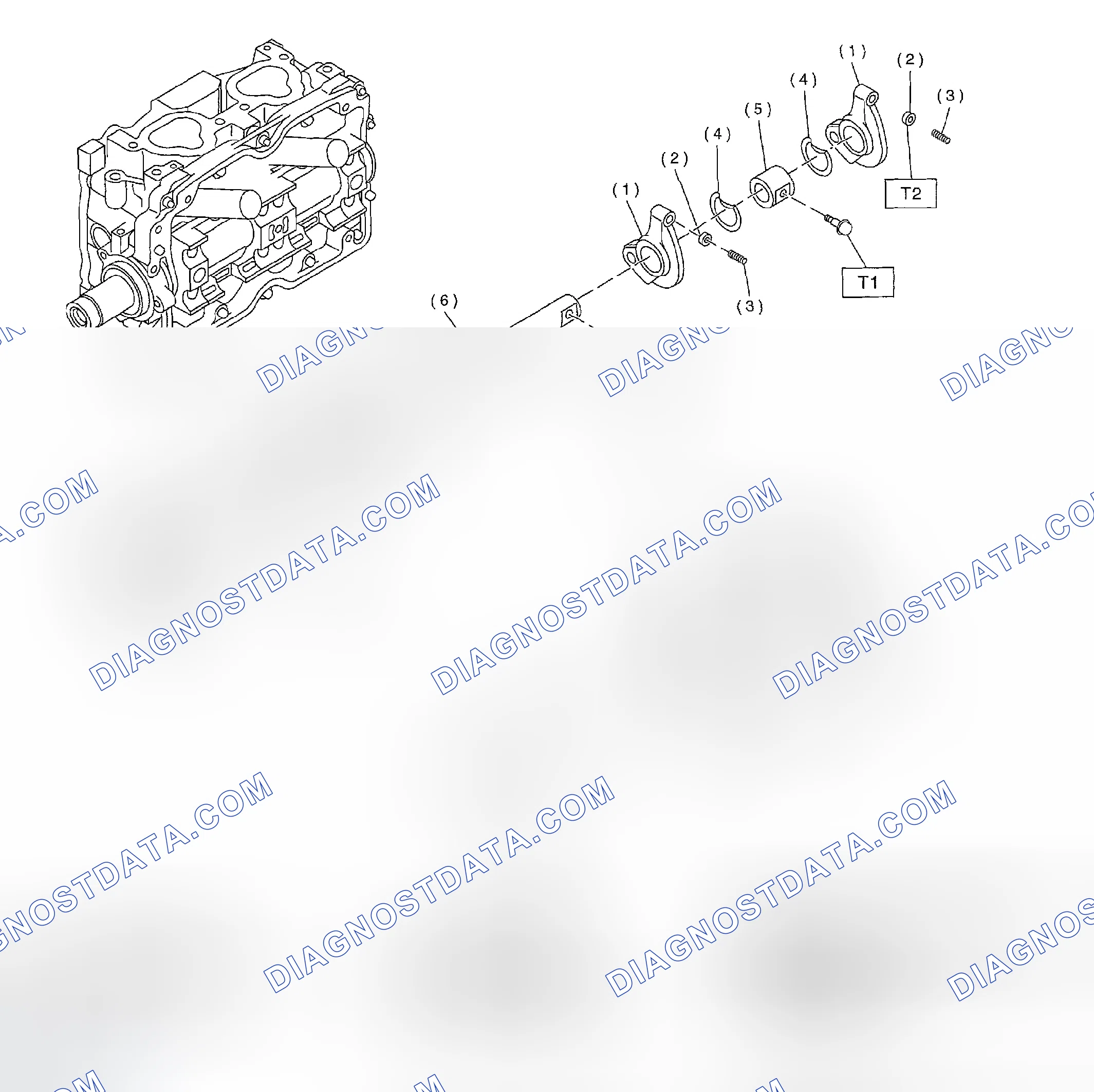 Scheme 237: VALVE ROCKER ASSEMBLY