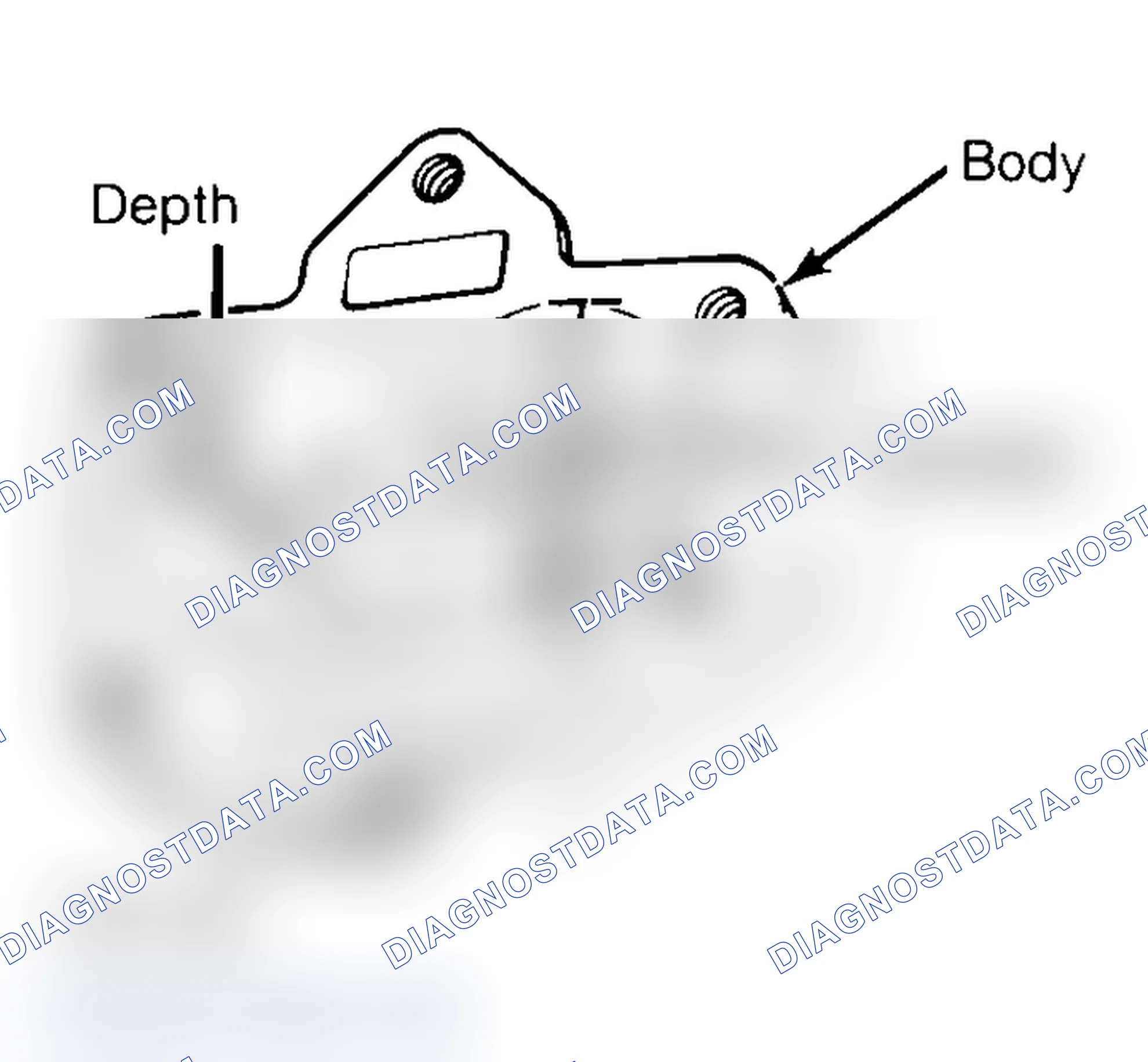 Scheme 35: Measuring Oil Pump Gear Cavity