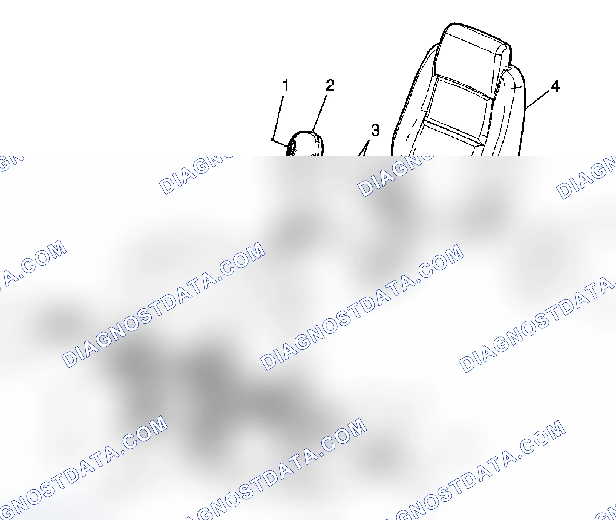 Scheme 34: Seat Riser Replacement - Rear (Bucket)