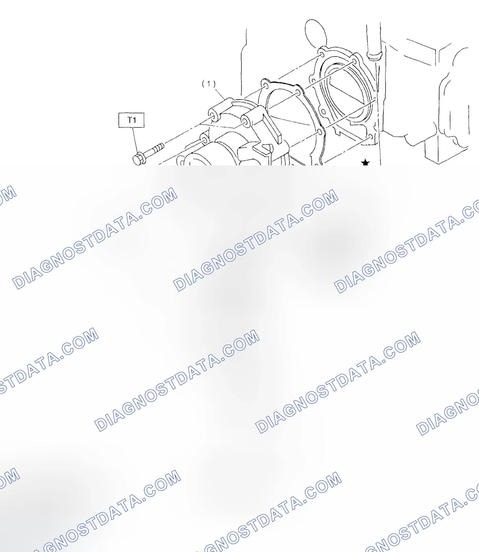 Scheme 9: Exploded View Of Water Pump Components