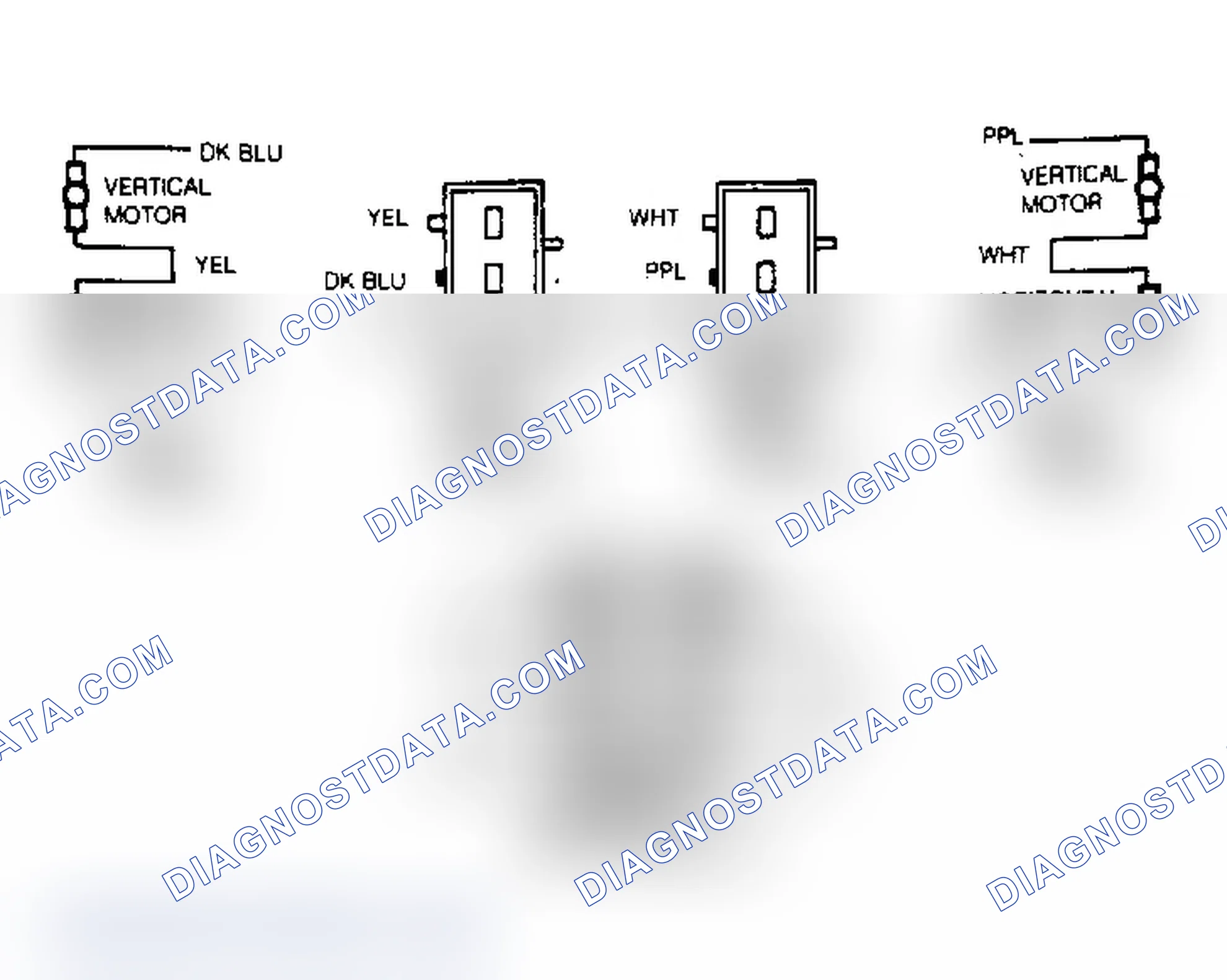 Scheme 1: SWITCH & MOTOR CONNECTOR IDENTIFICATION