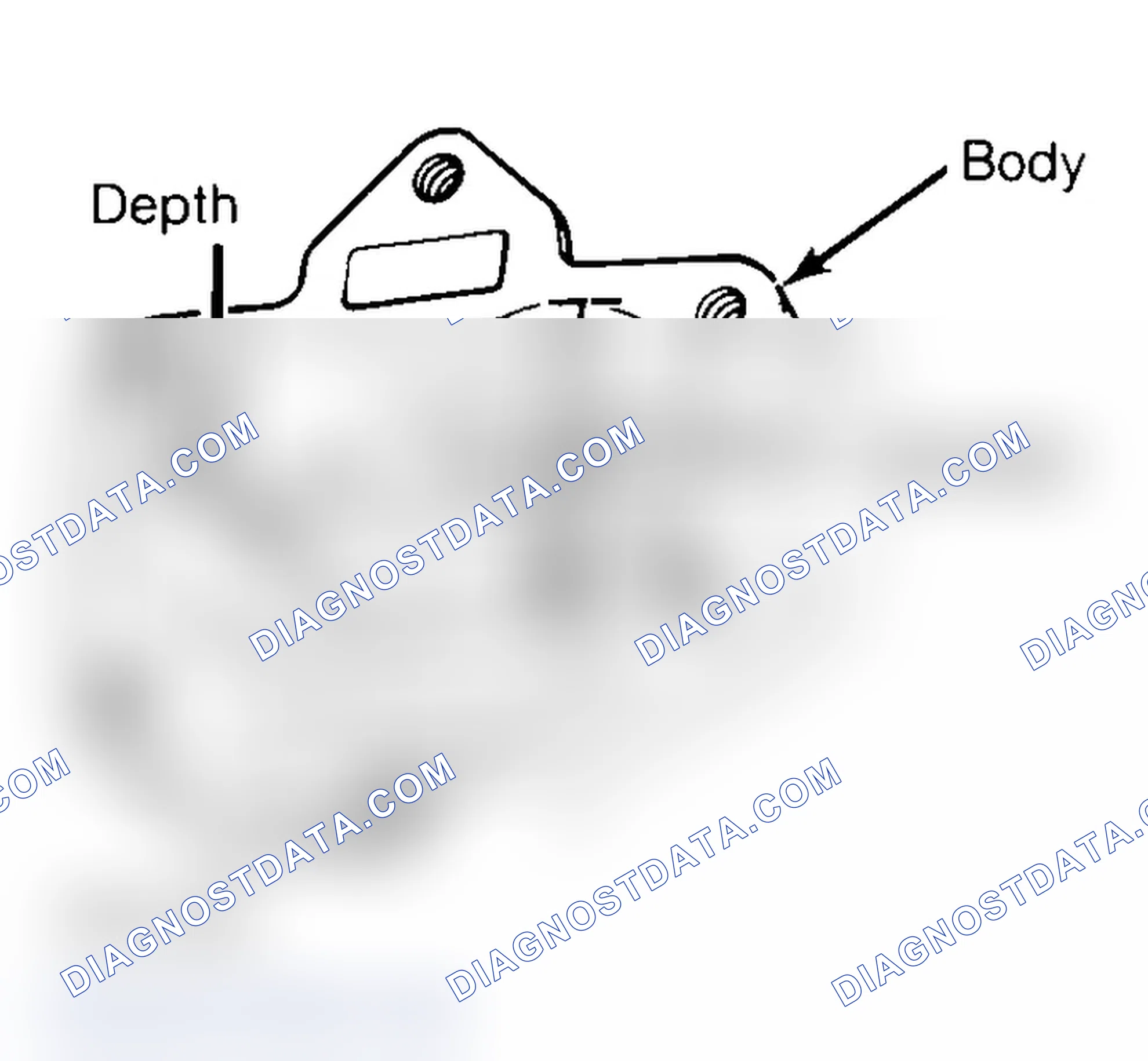 Scheme 35: Measuring Oil Pump Gear Cavity
