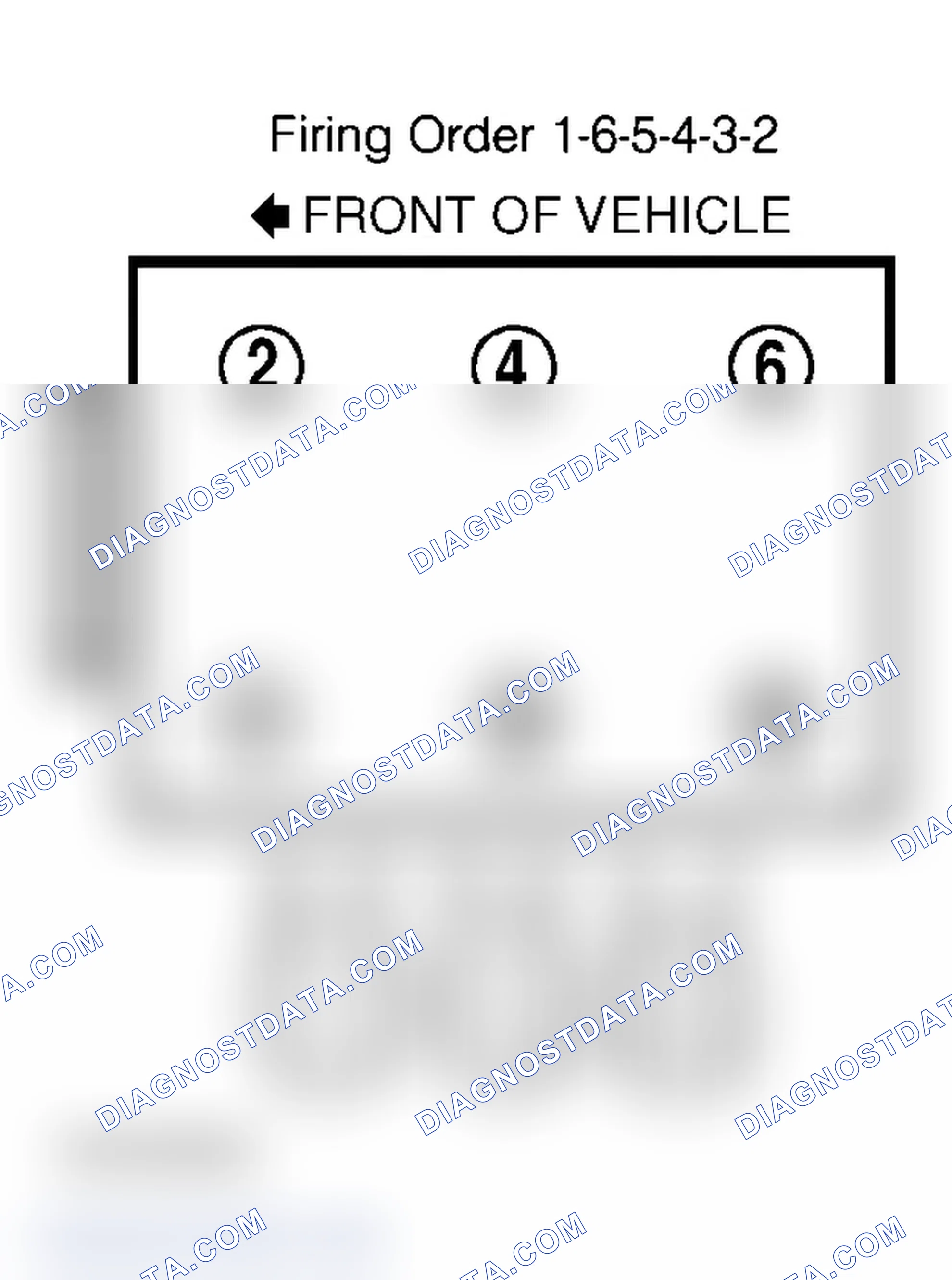 Scheme 7: Firing Order (3.8L - "F" Body)