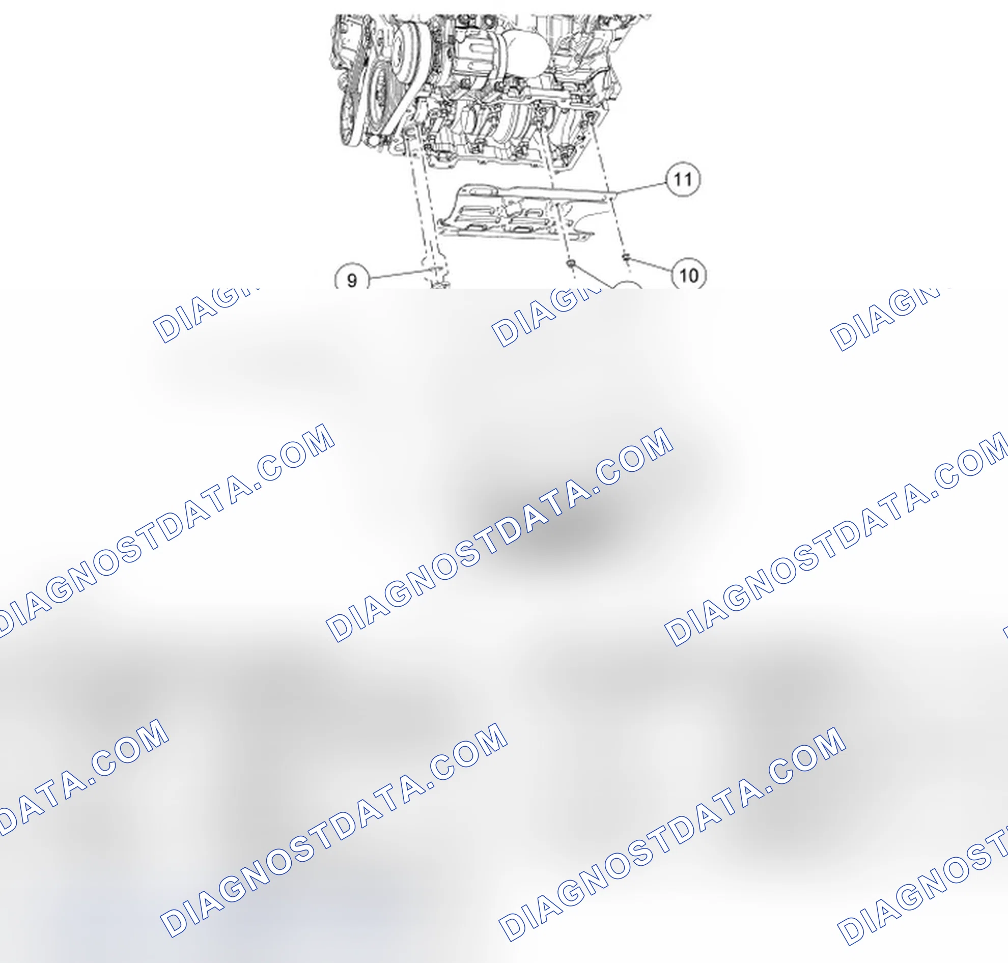 Scheme 100: Engine Lubrication Components - Exploded View