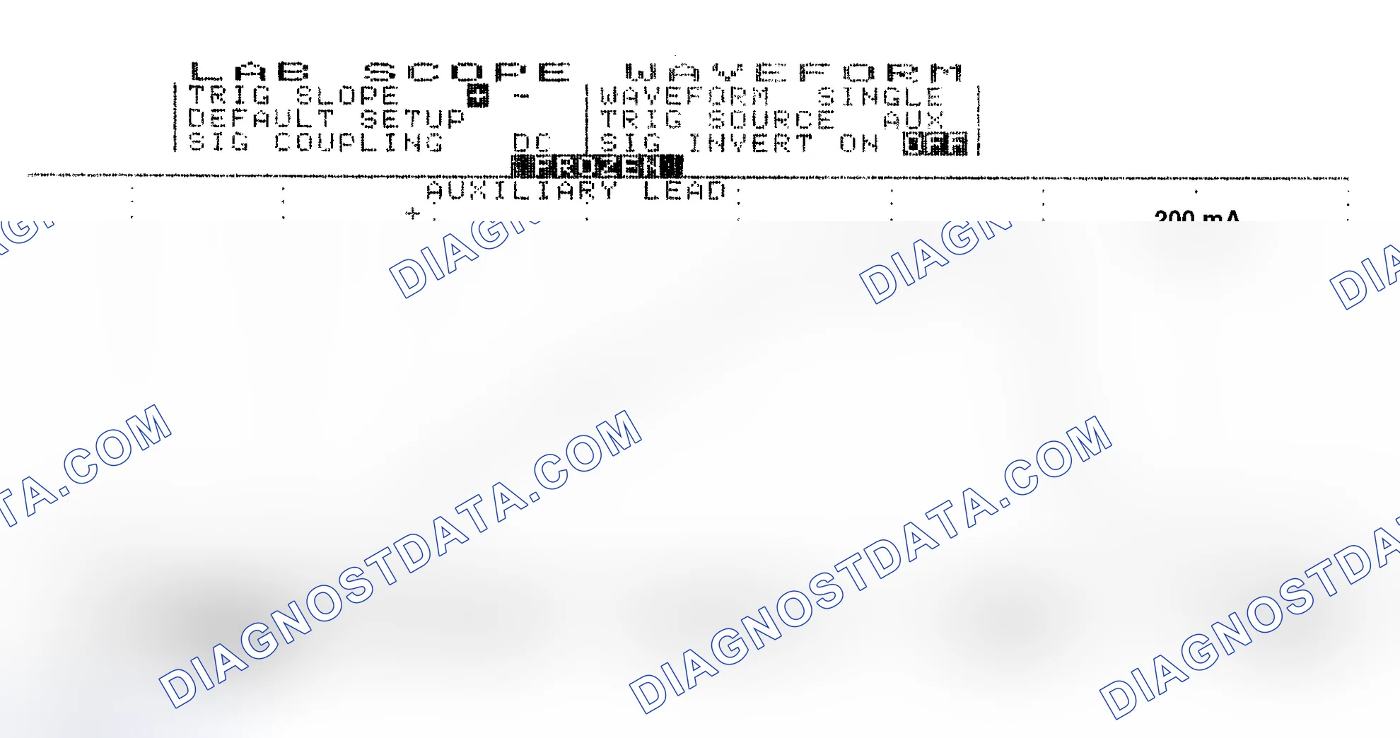 Scheme 13: Single Injector w/Normal Current Flow - Current Pattern