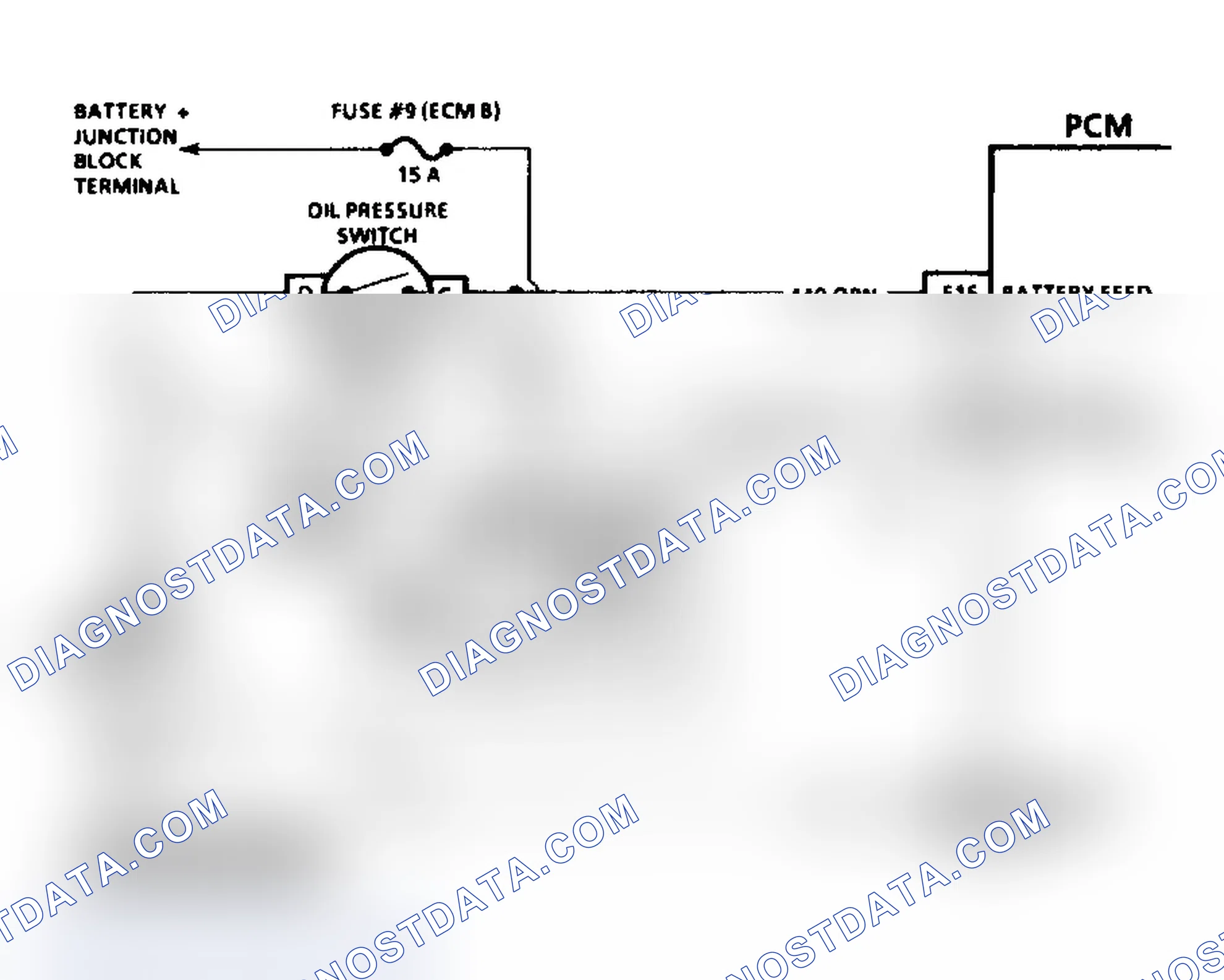 Scheme 96: Code 54 Schematic ("S" & "T" Series Pickup A/T) Fuel Pump Circuit