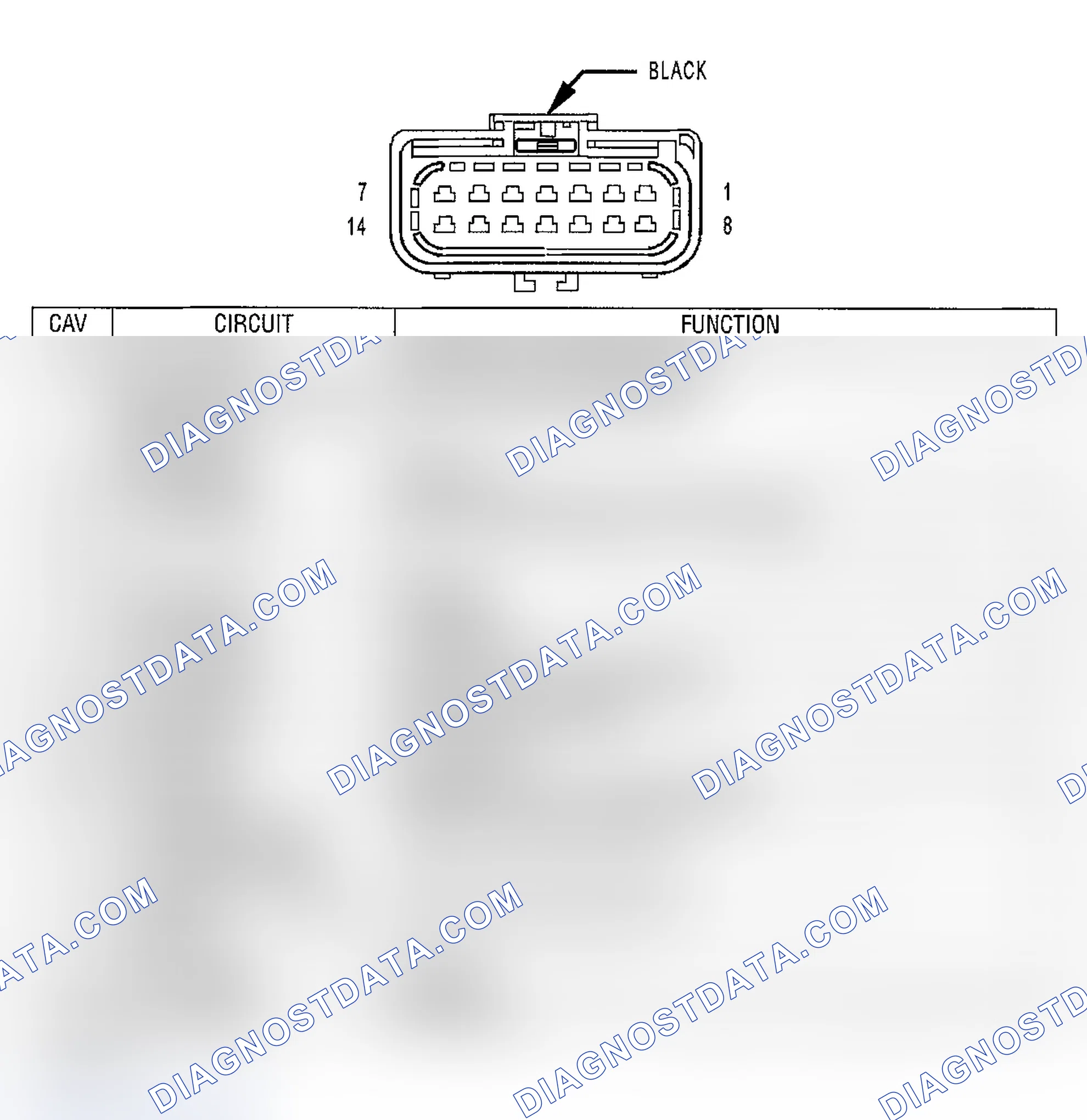 Scheme 762: CONTROLLER ANTI-LOCK BRAKE CONNECTOR END VIEW