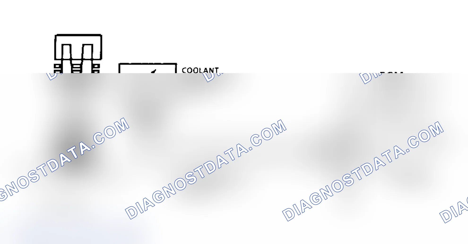 Scheme 28: Code 14 Schematic Coolant Sensor Signal Voltage Low