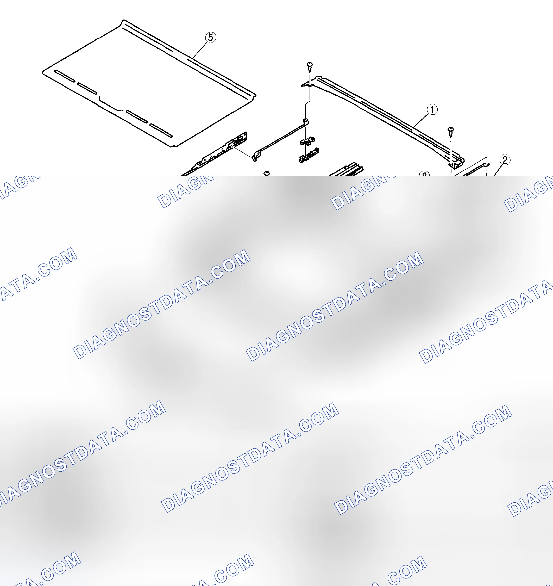 Scheme 12: SUNROOF UNIT DISASSEMBLY/ASSEMBLY
