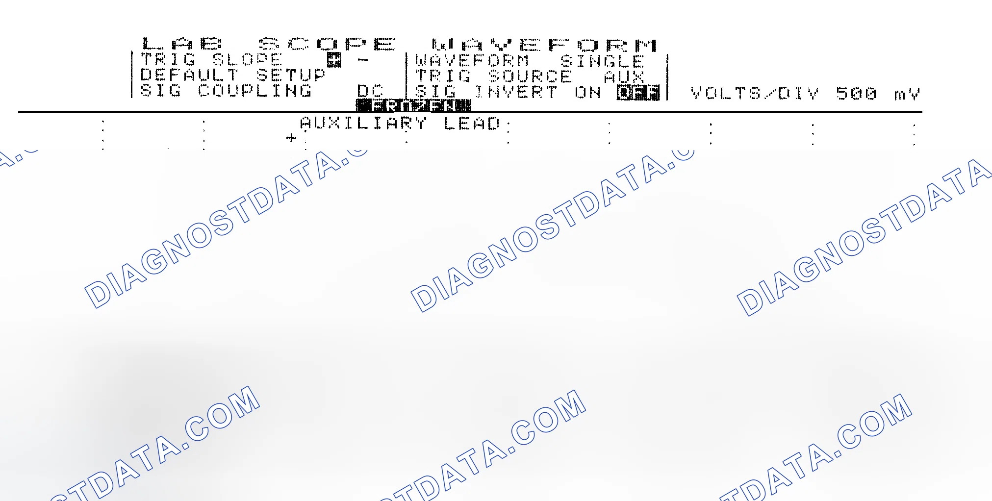 Scheme 14: Single Injector w/Excessive Current Flow - Current Pattern