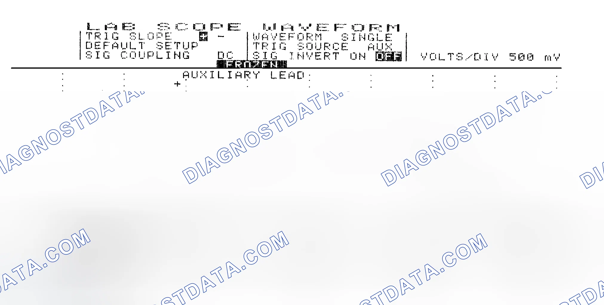 Scheme 14: Single Injector w/Excessive Current Flow - Current Pattern