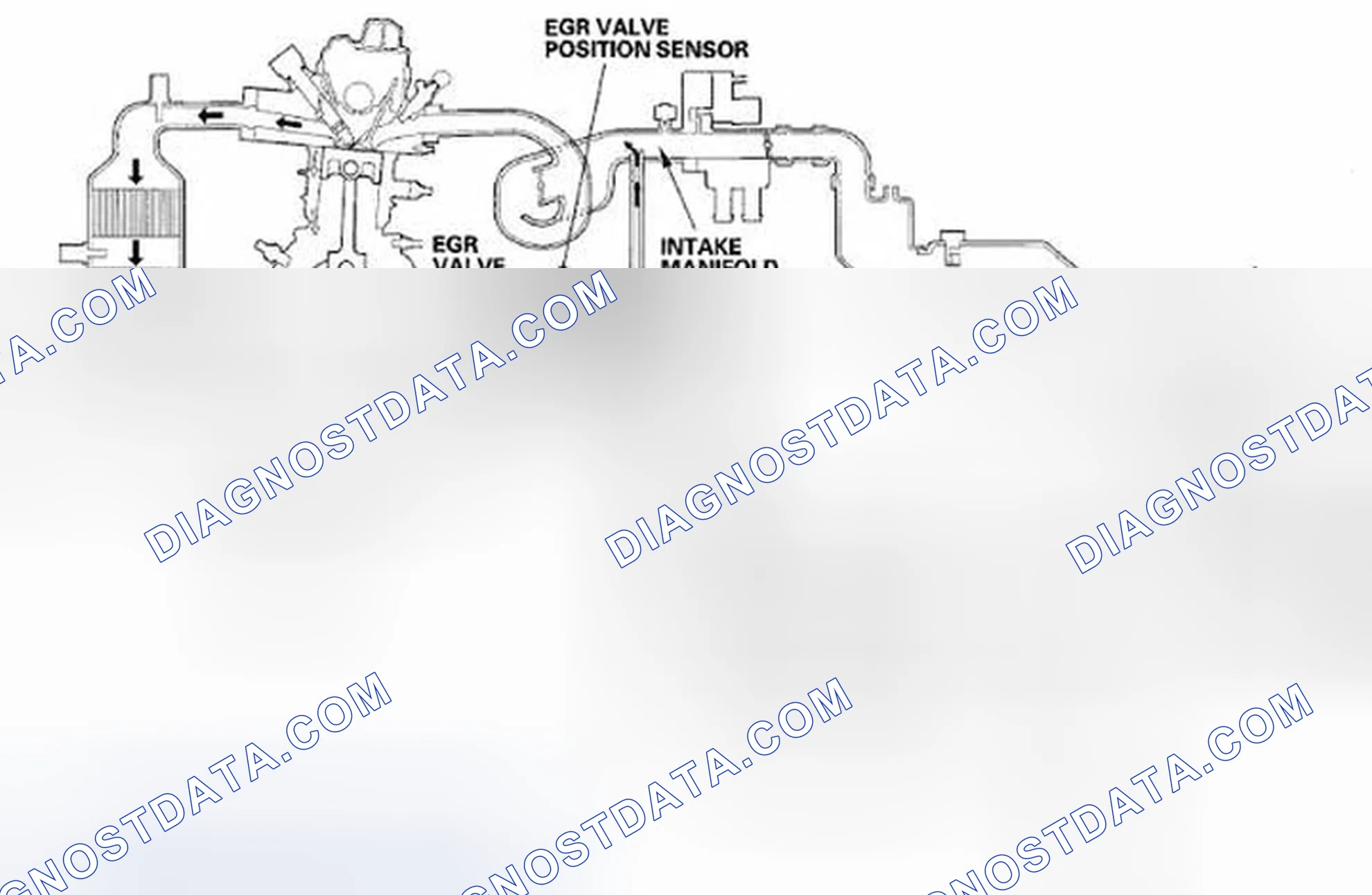 Scheme 939: Exhaust Gas Recirculation (EGR) System Diagram