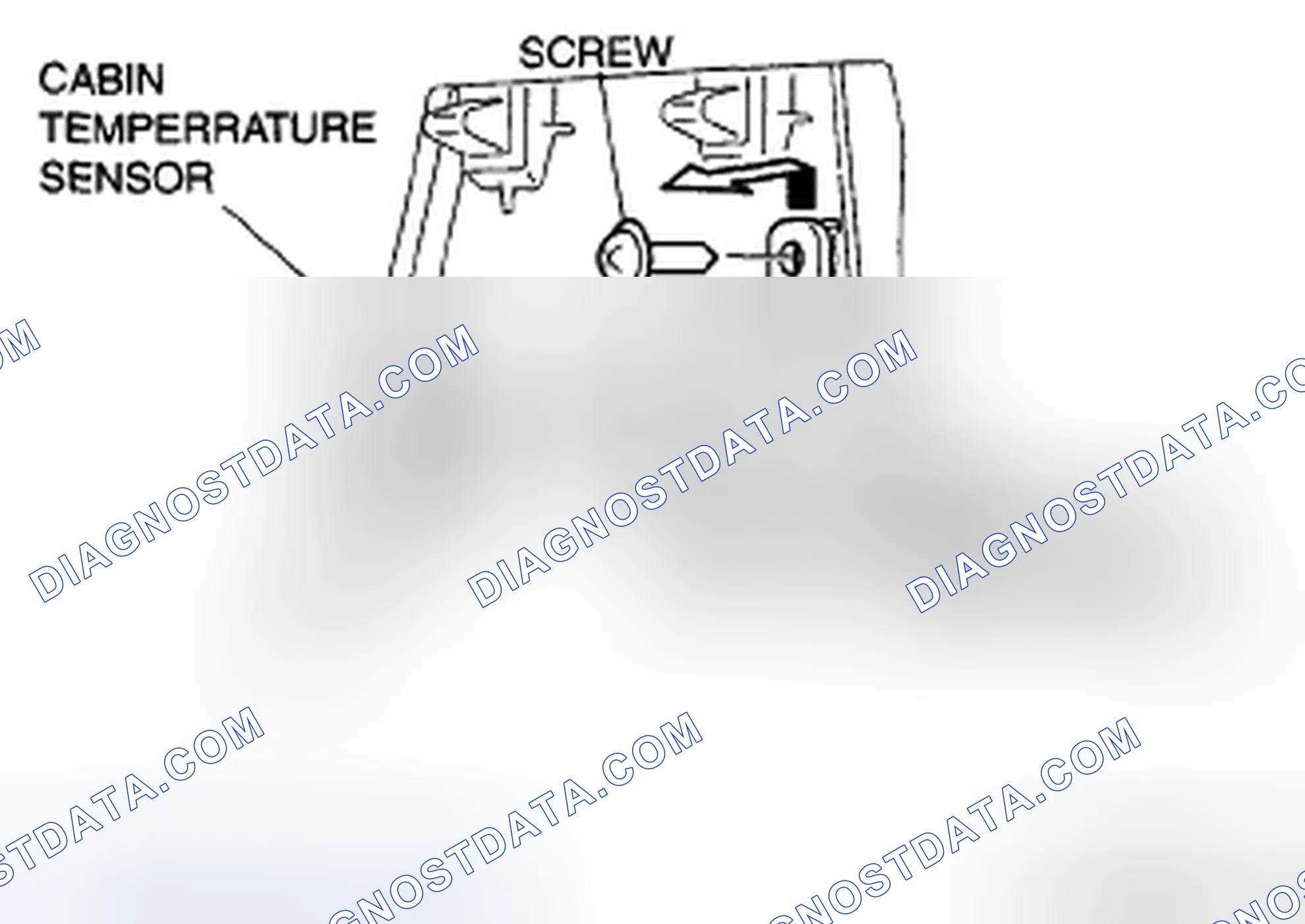 Scheme 48: CABIN TEMPERATURE SENSOR REMOVAL/INSTALLATION