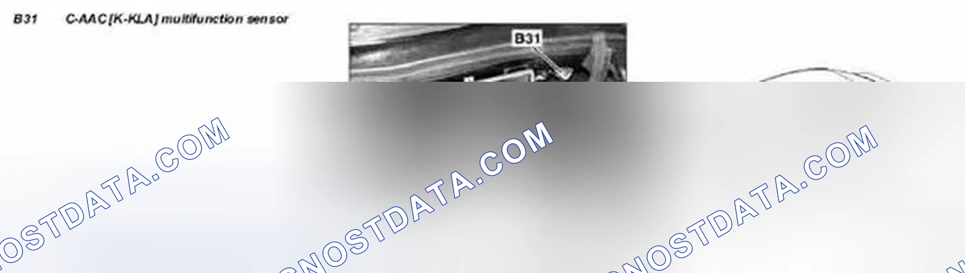 Fig. 5: Locating C-AAC (K-KLA) Multifunction Sensor