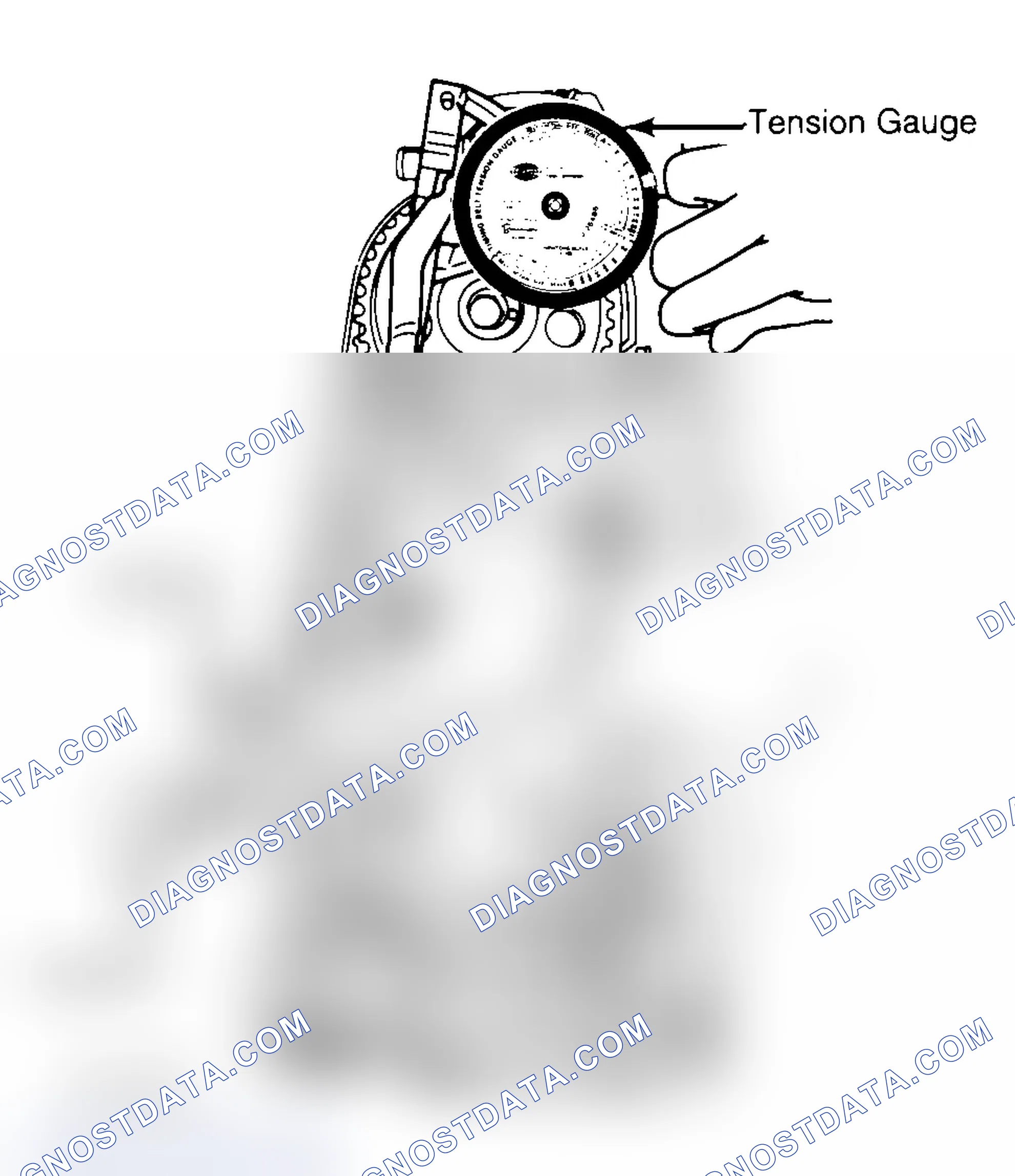 Scheme 28: Adjusting Typical Timing Belt Tension