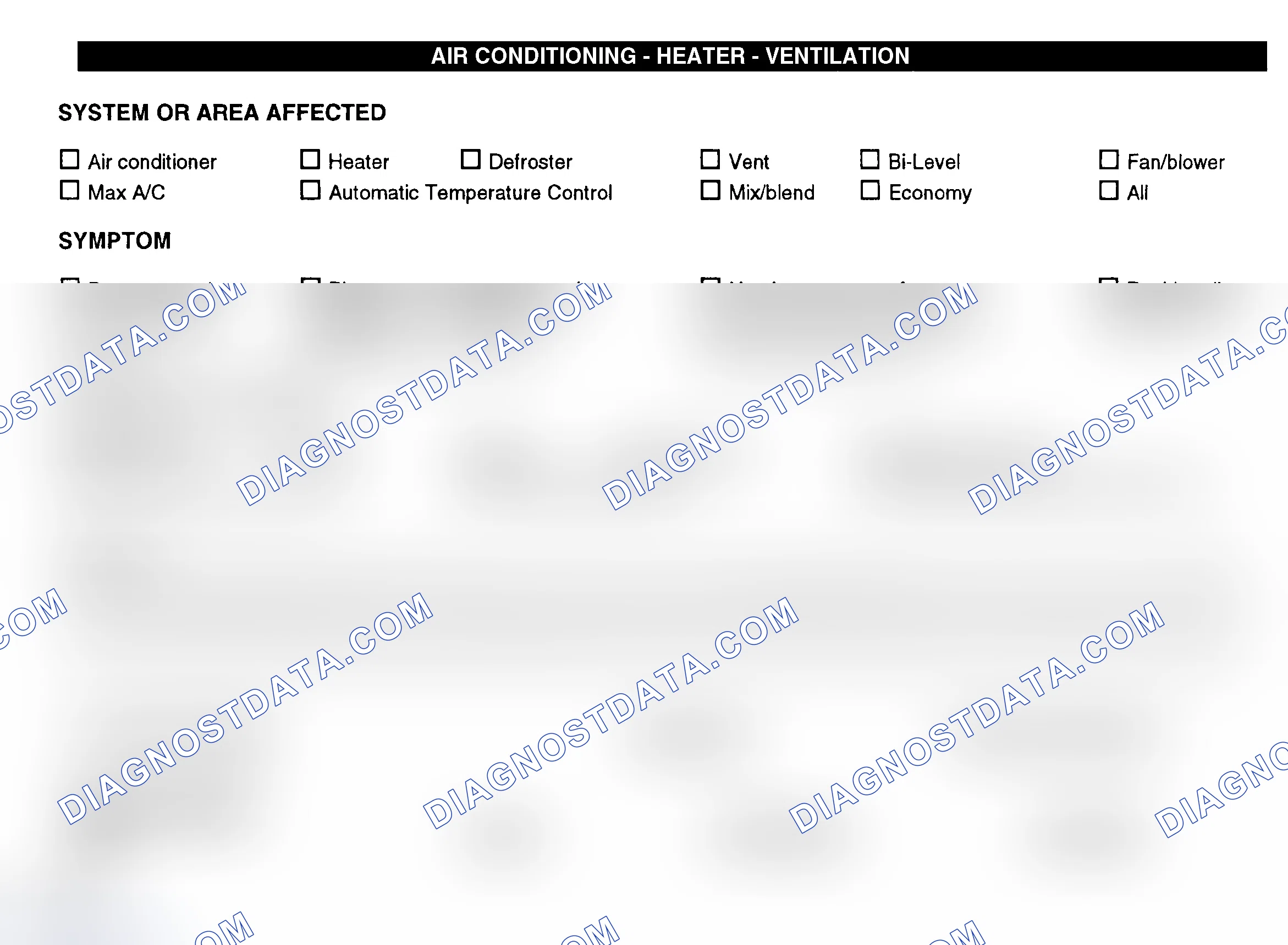 Scheme 8: Air Conditioning, Heater & Ventilation