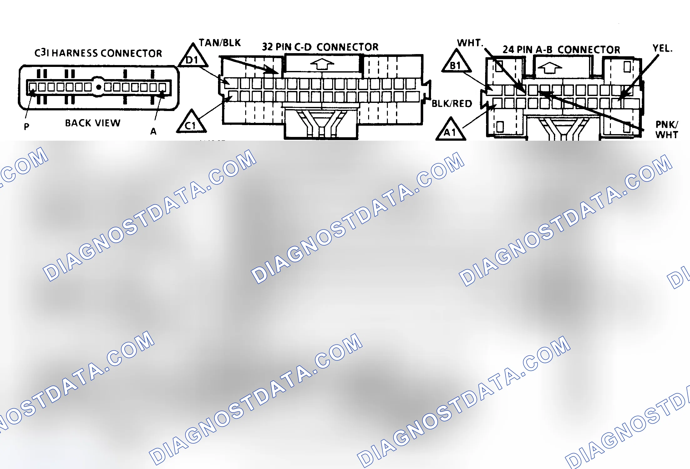 Scheme 346: Chart C-4A, C3I Ignition System Check Schematic (3.0L)
