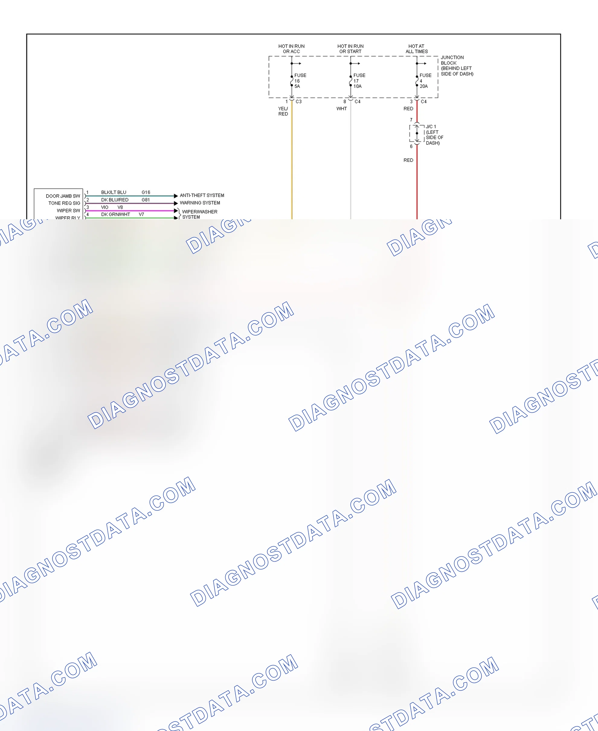 Scheme 82: BCM Wiring Diagram (Ram Van & Ram Wagon)