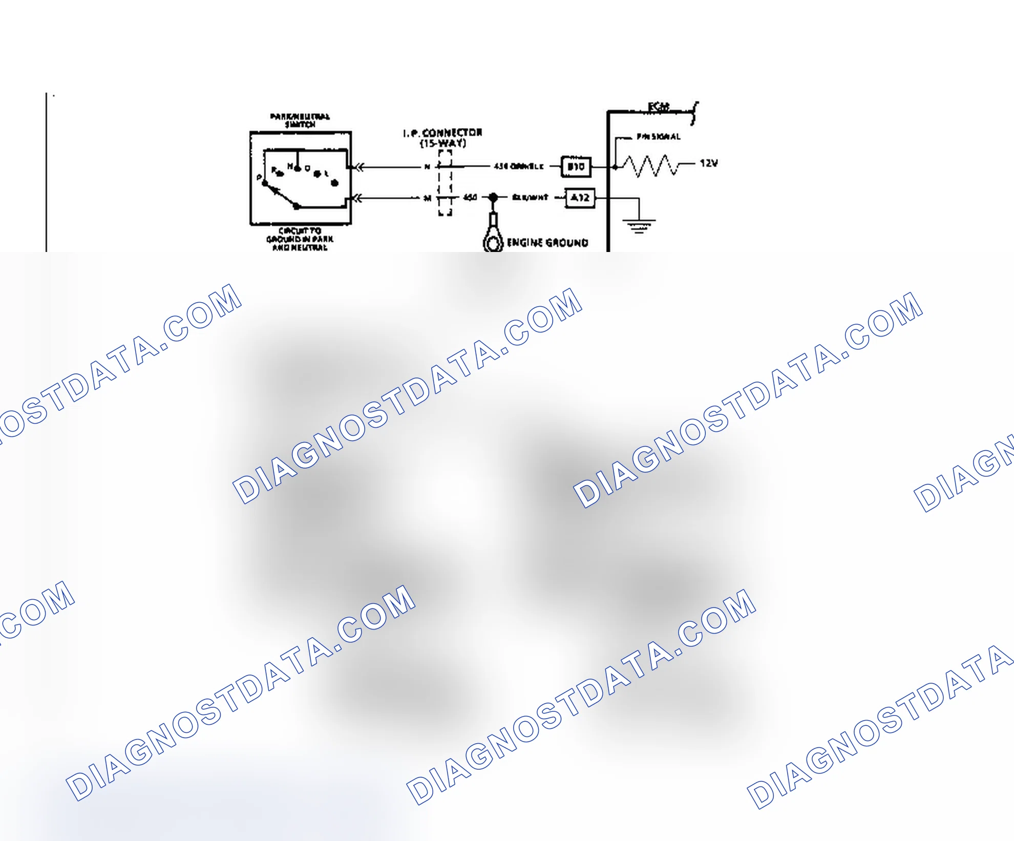 Scheme 138: Flow Chart - Park/Neutral Switch ("F" Body)