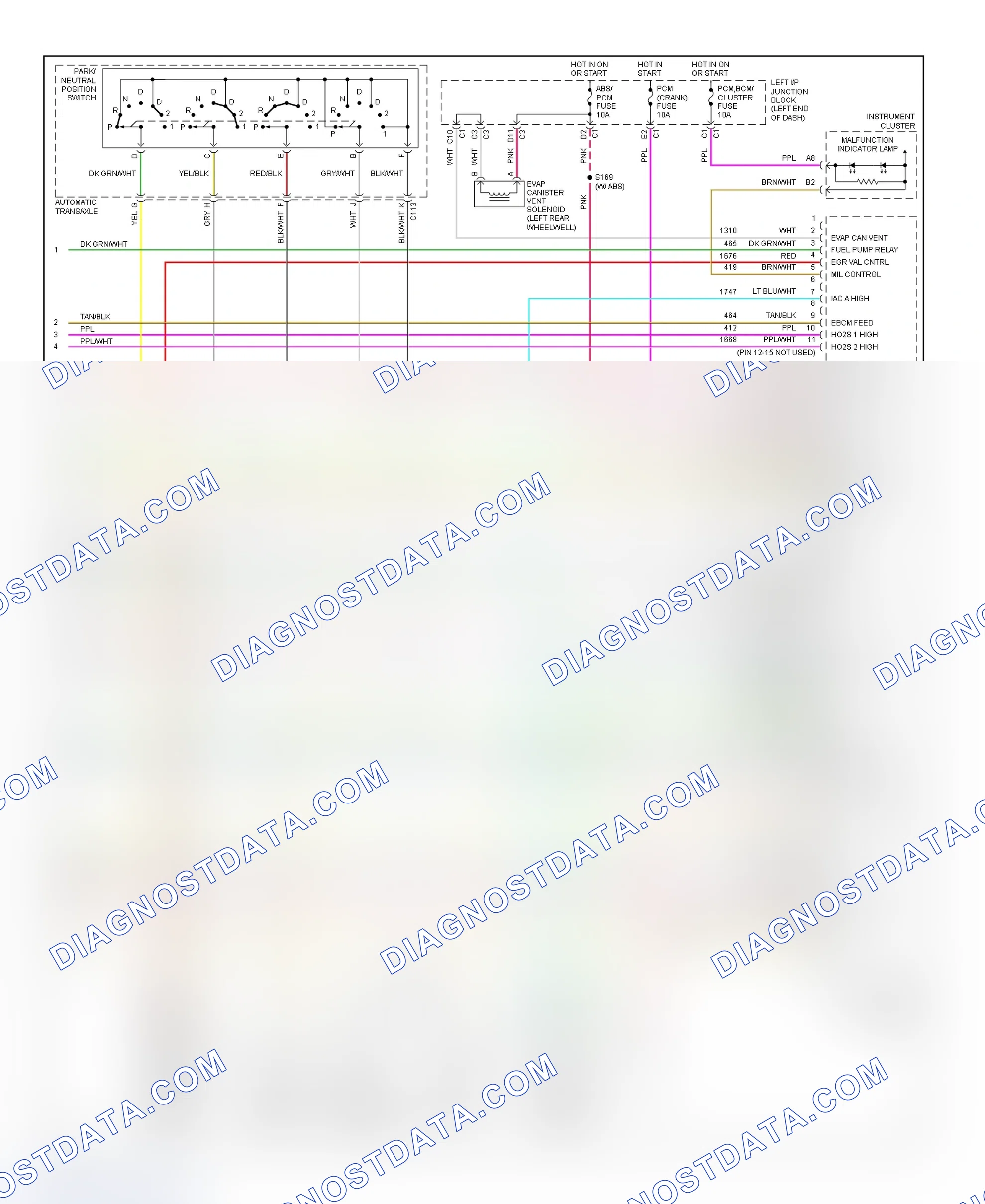 Scheme 120: PCM Wiring Diagram (Impala & Monte Carlo - 3.8L - 4 Of 4)