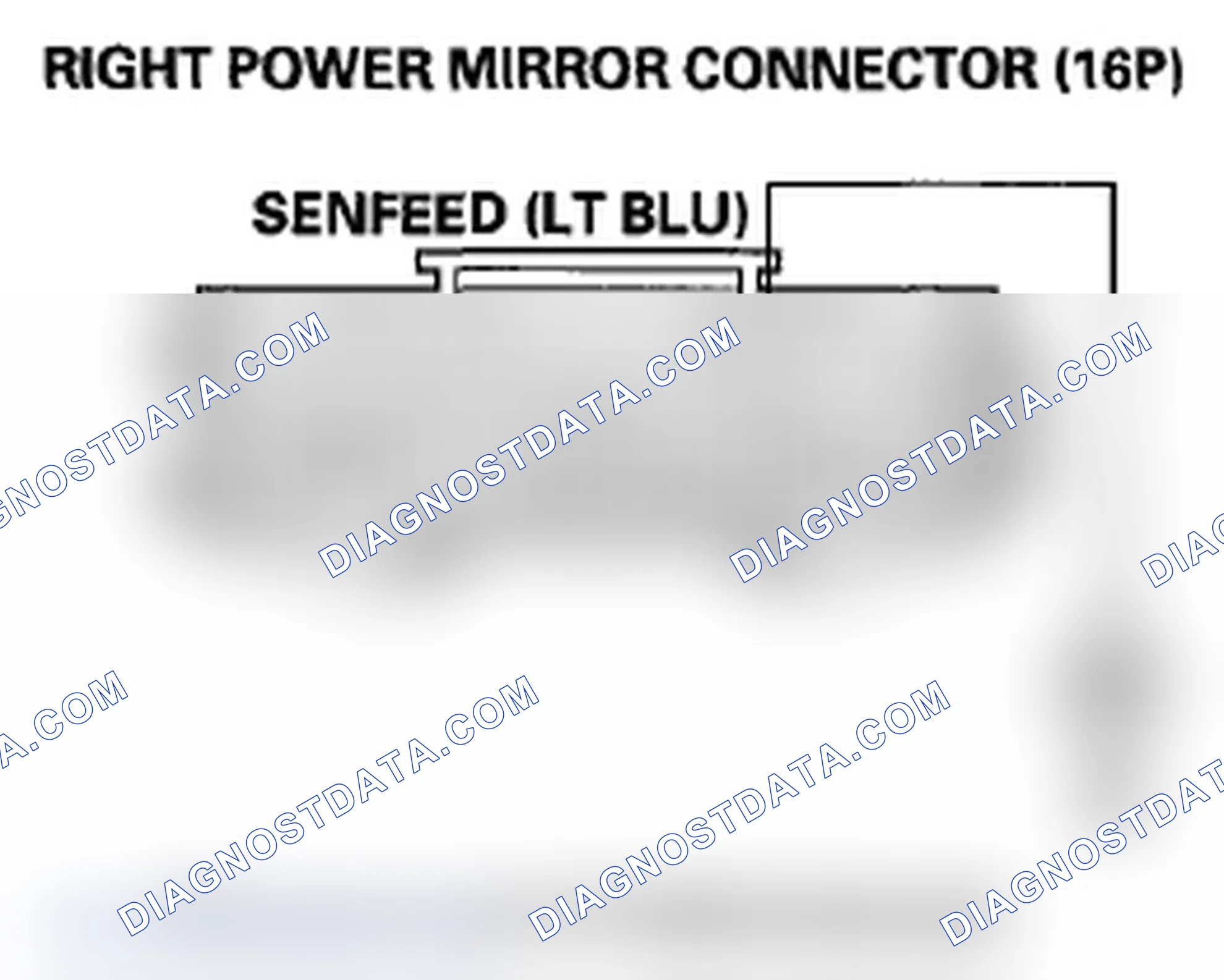 Scheme 54: DTC B1832: Right Mirror Position Sensor Malfunction