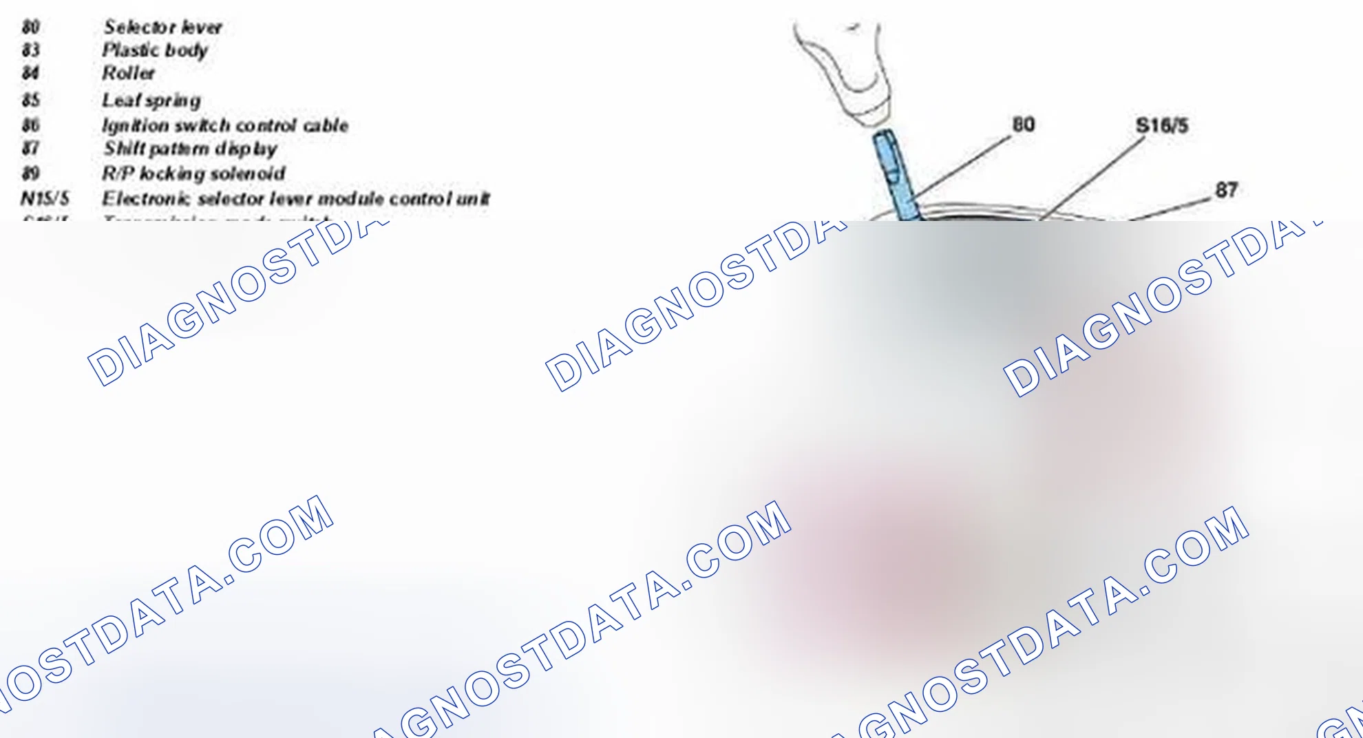 Scheme 21: Identifying Automatic Transmission Components Location (Models 220)