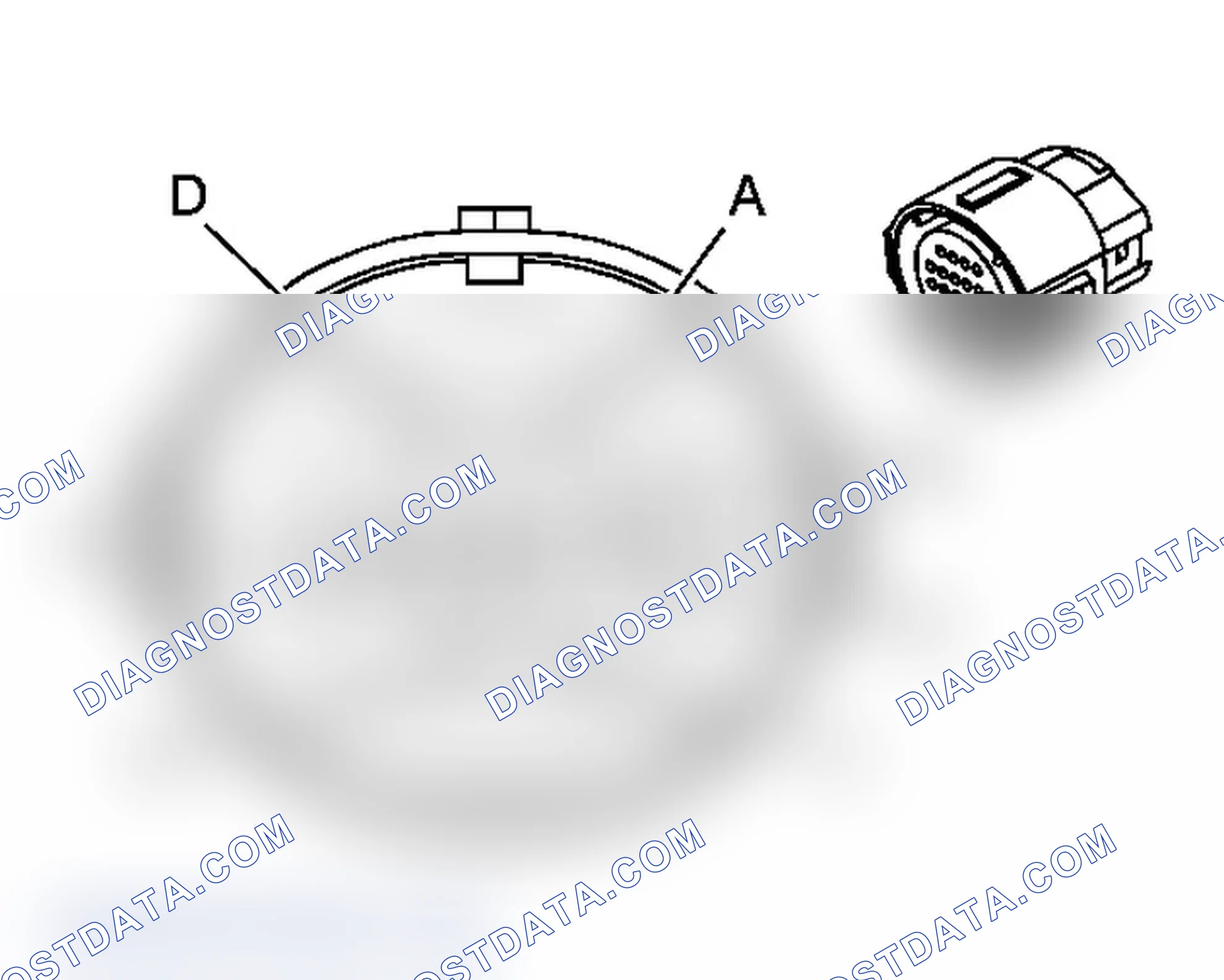 Scheme 73: Automatic Transmission Inline 20-Way Connector End View (3.4L)
