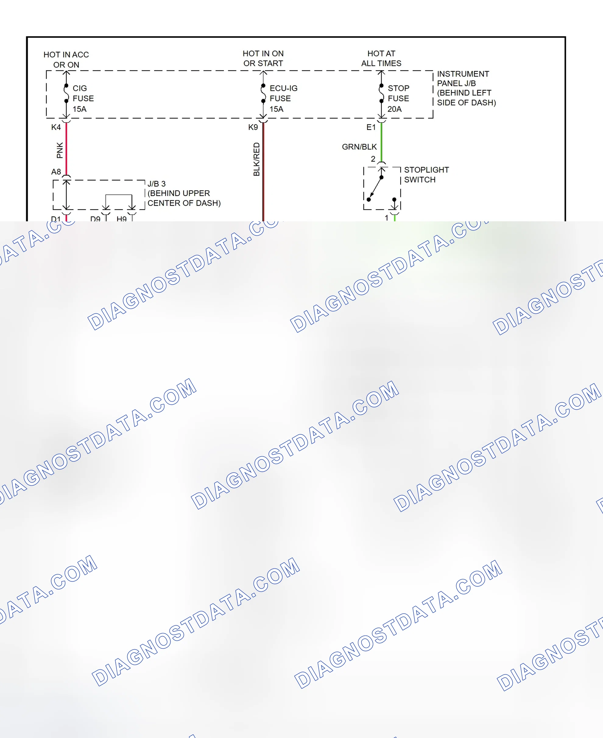 Scheme 226: Shift Lock System Wiring Diagram (Lexus RX300)