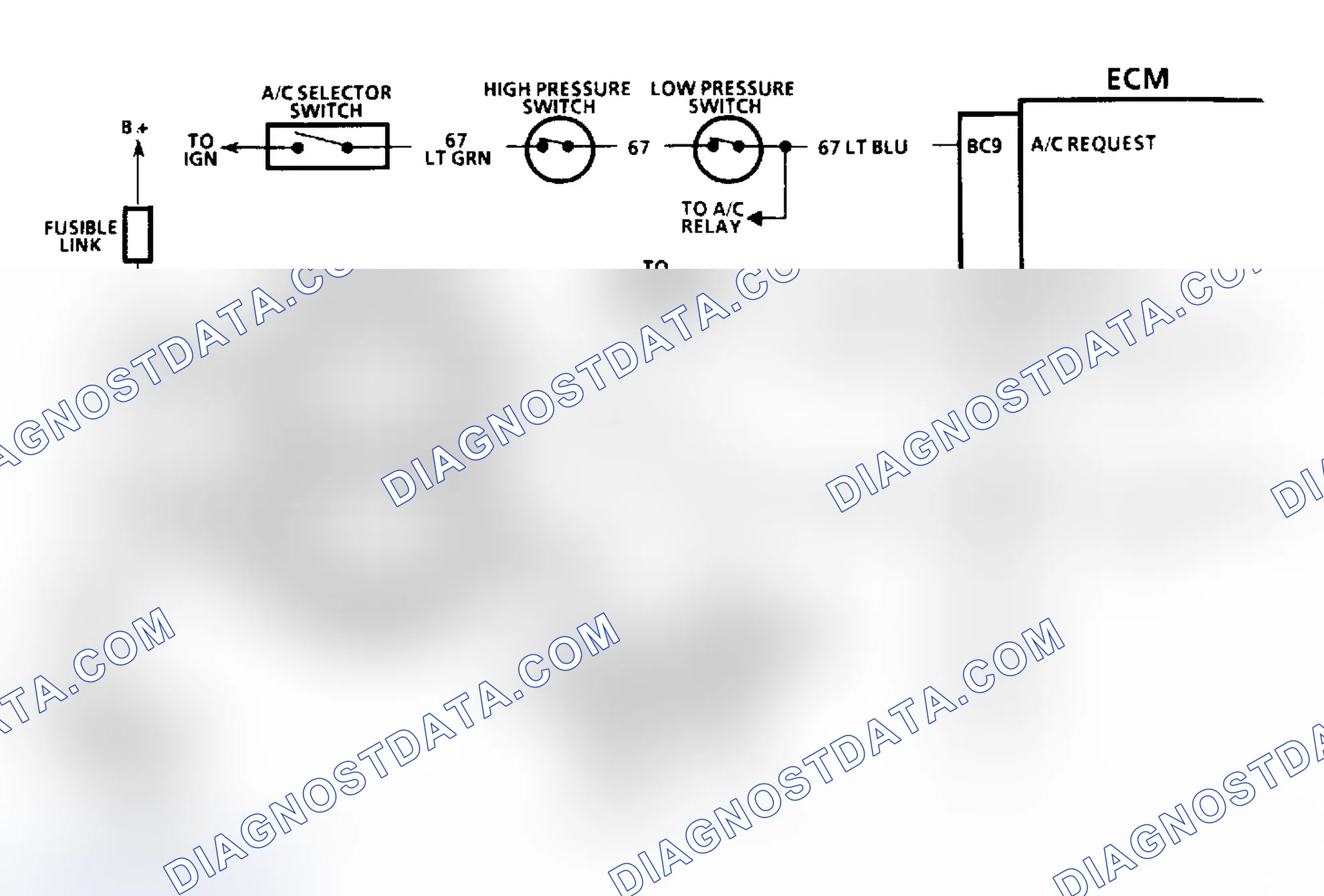 Scheme 470: Chart C12A, Schematic, Cooling Fan Function Check (3.3L "A" Body)