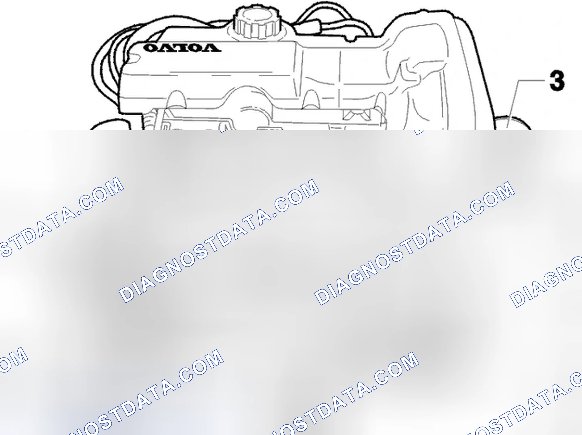 Scheme 110: Engine components exhaust side, transferring