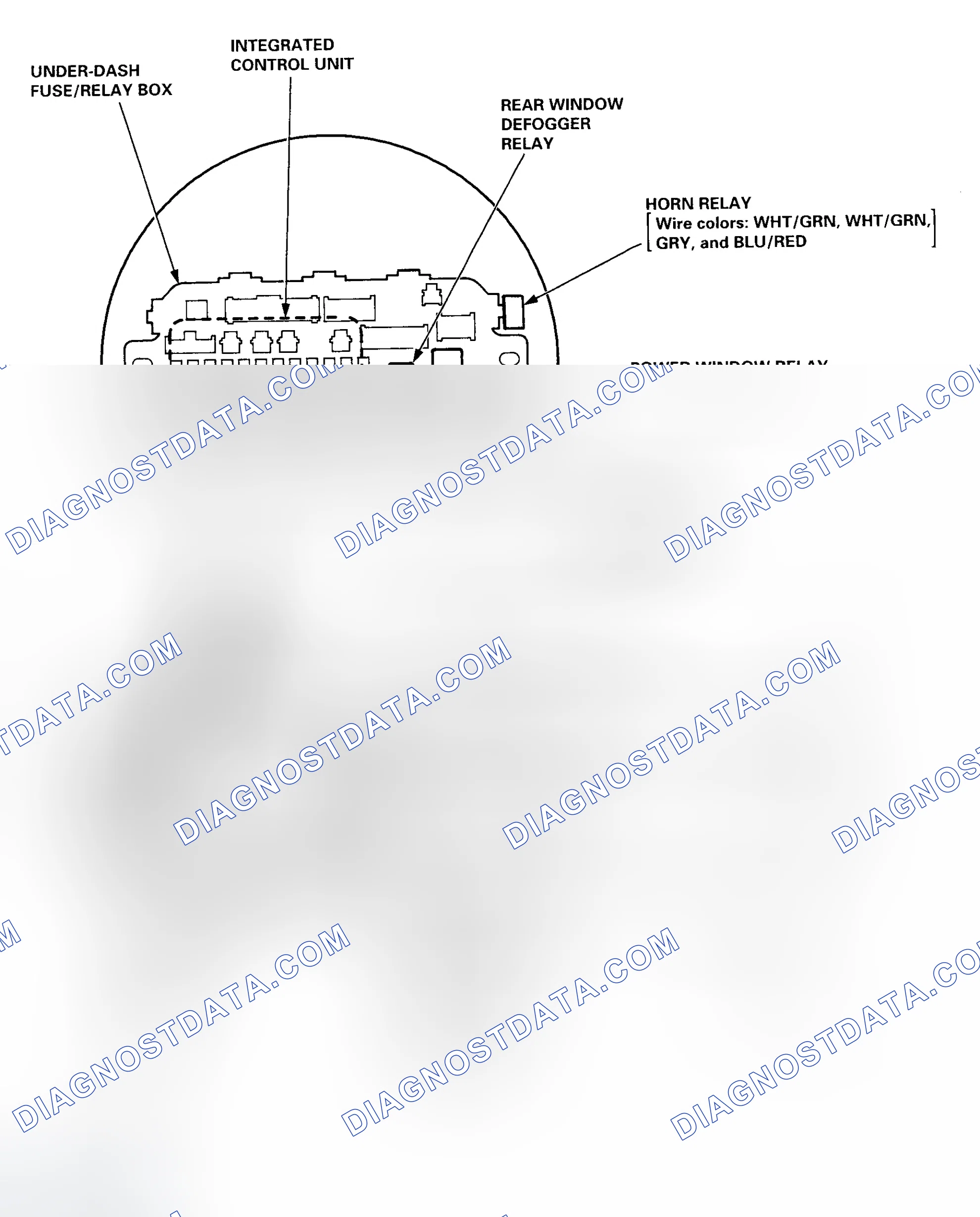 Scheme 1: UNDER-DASH FUSE/RELAY BOX