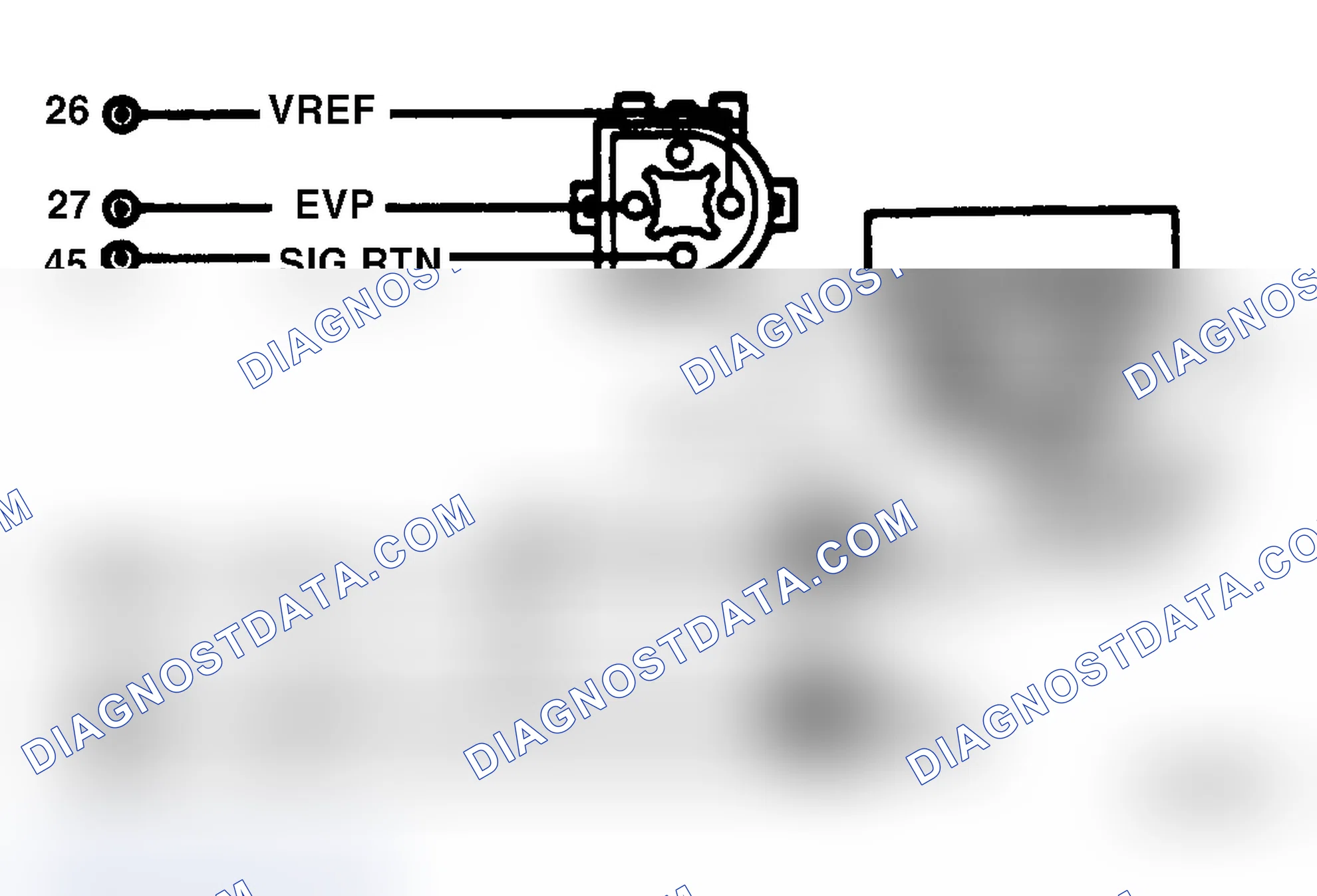 Scheme 170: TEST DD - EGR VALVE POSITION (EVP) SENSOR