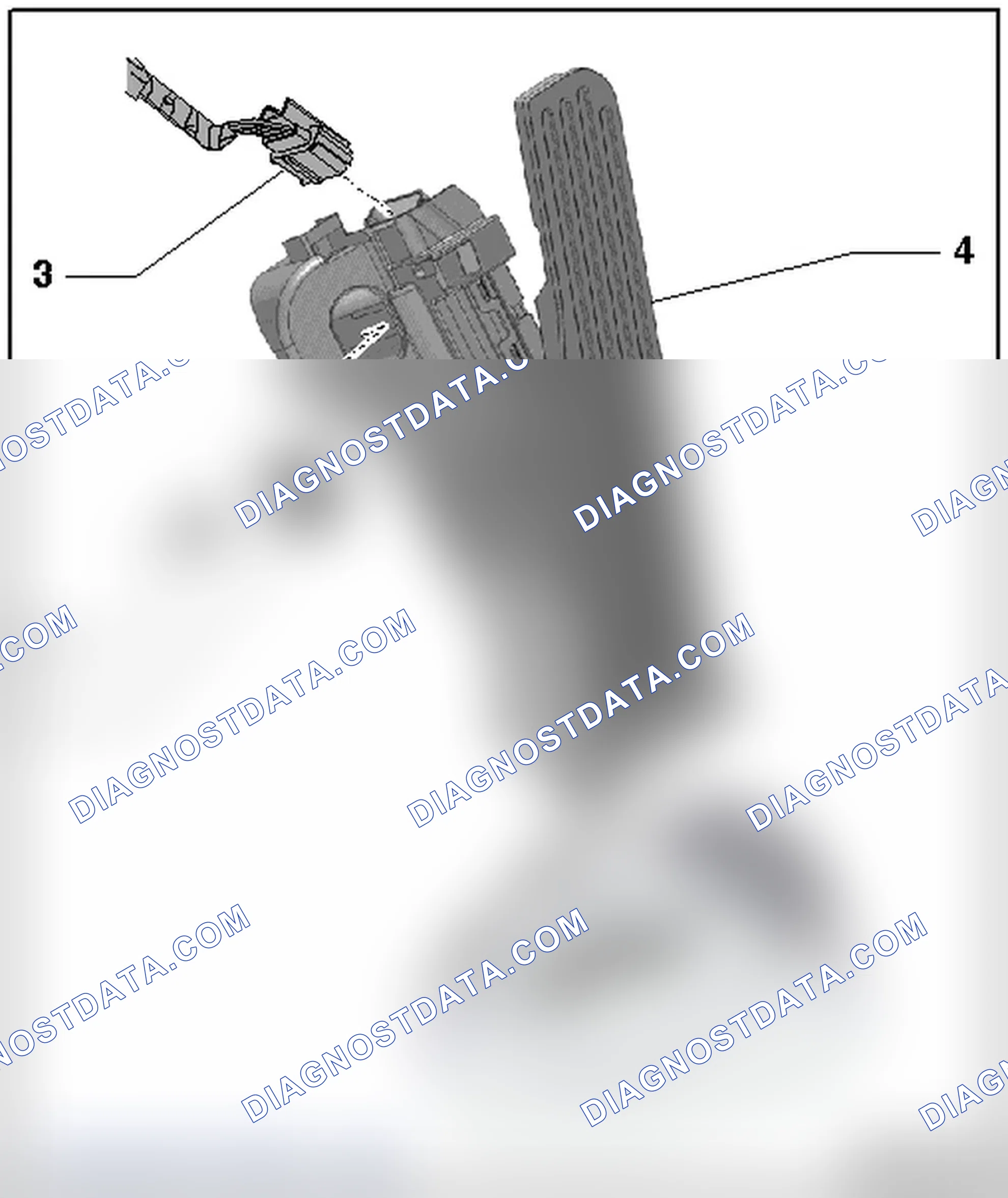 Scheme 181: ACCELERATOR PEDAL MODULE OVERVIEW, VERSION 2