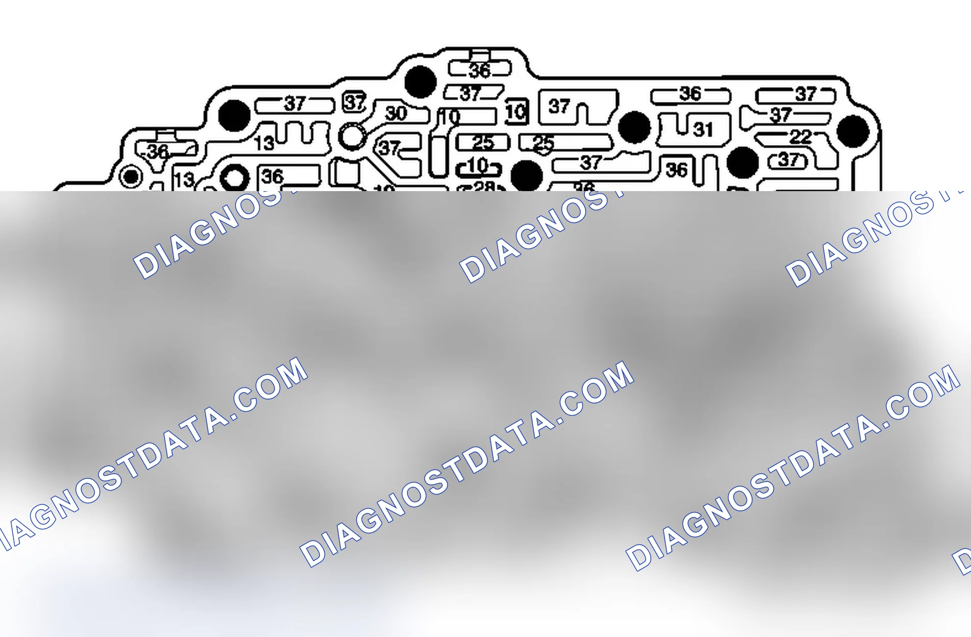 Scheme 25: Control Valve Body - Channel Plate Side