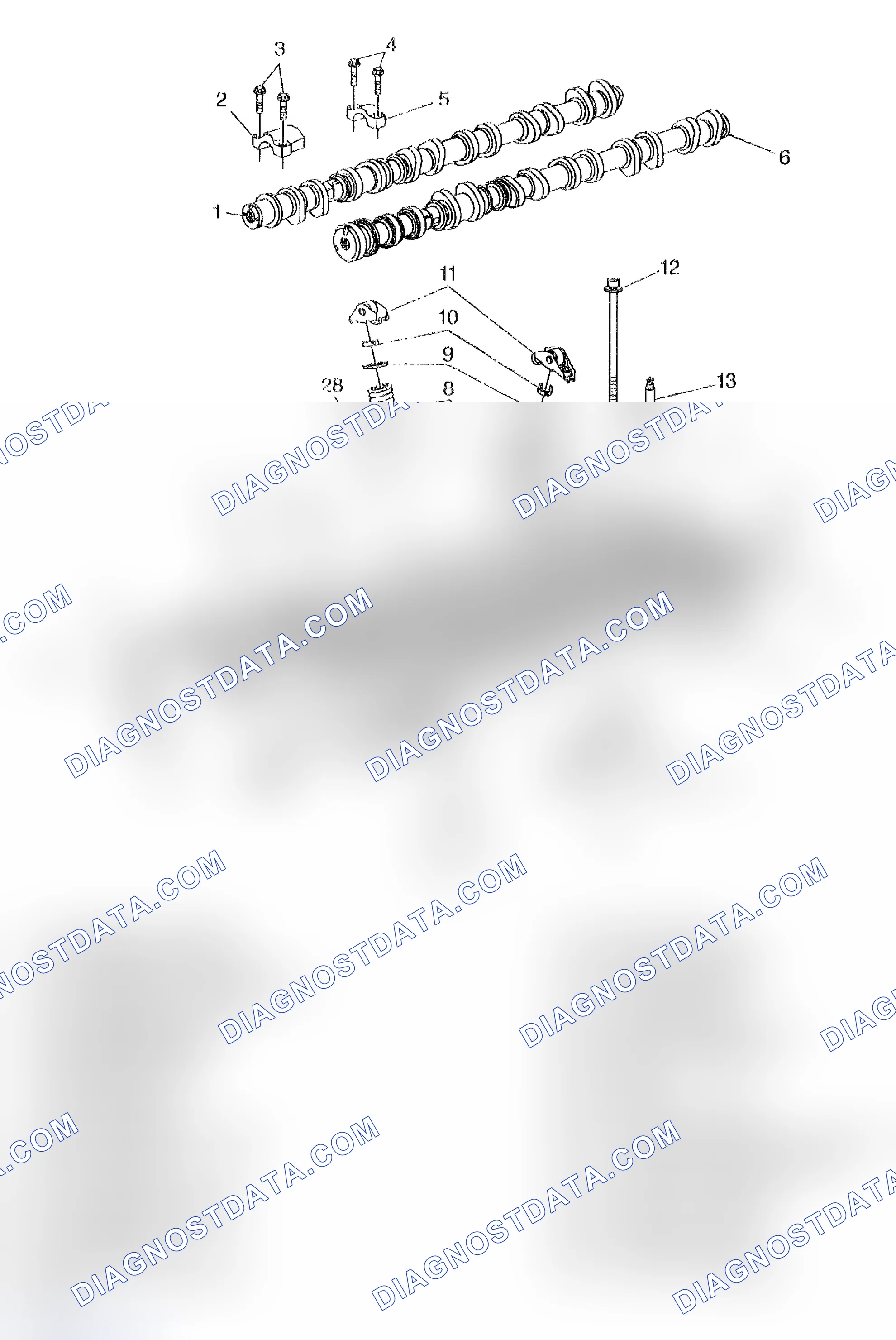 Scheme 813: Cylinder Head Components
