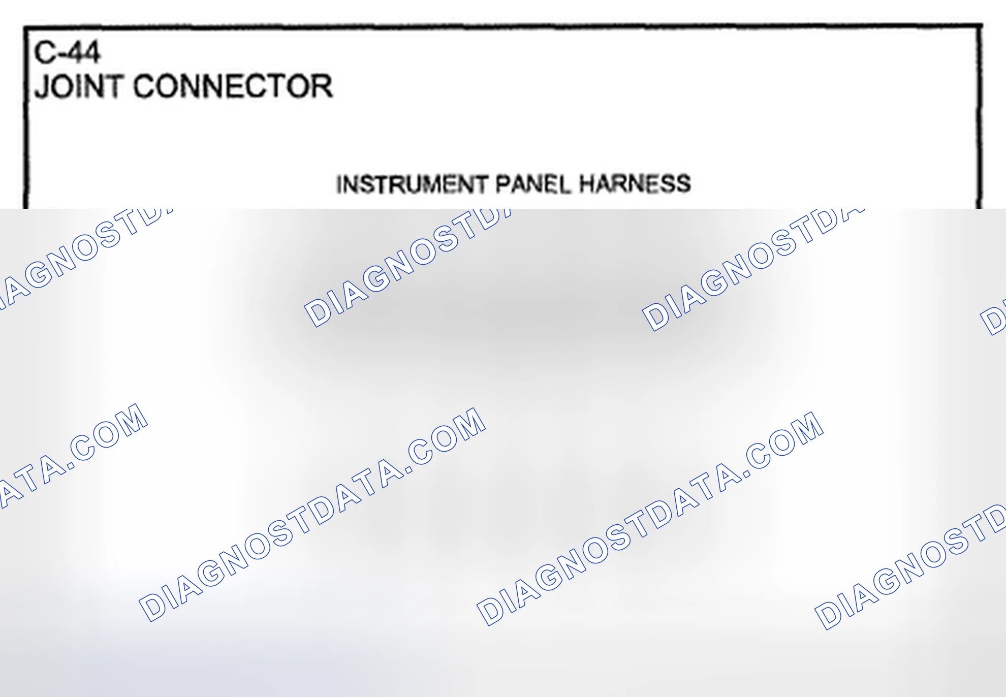 Scheme 70: Identifying Joint Connector Terminals (C-44)
