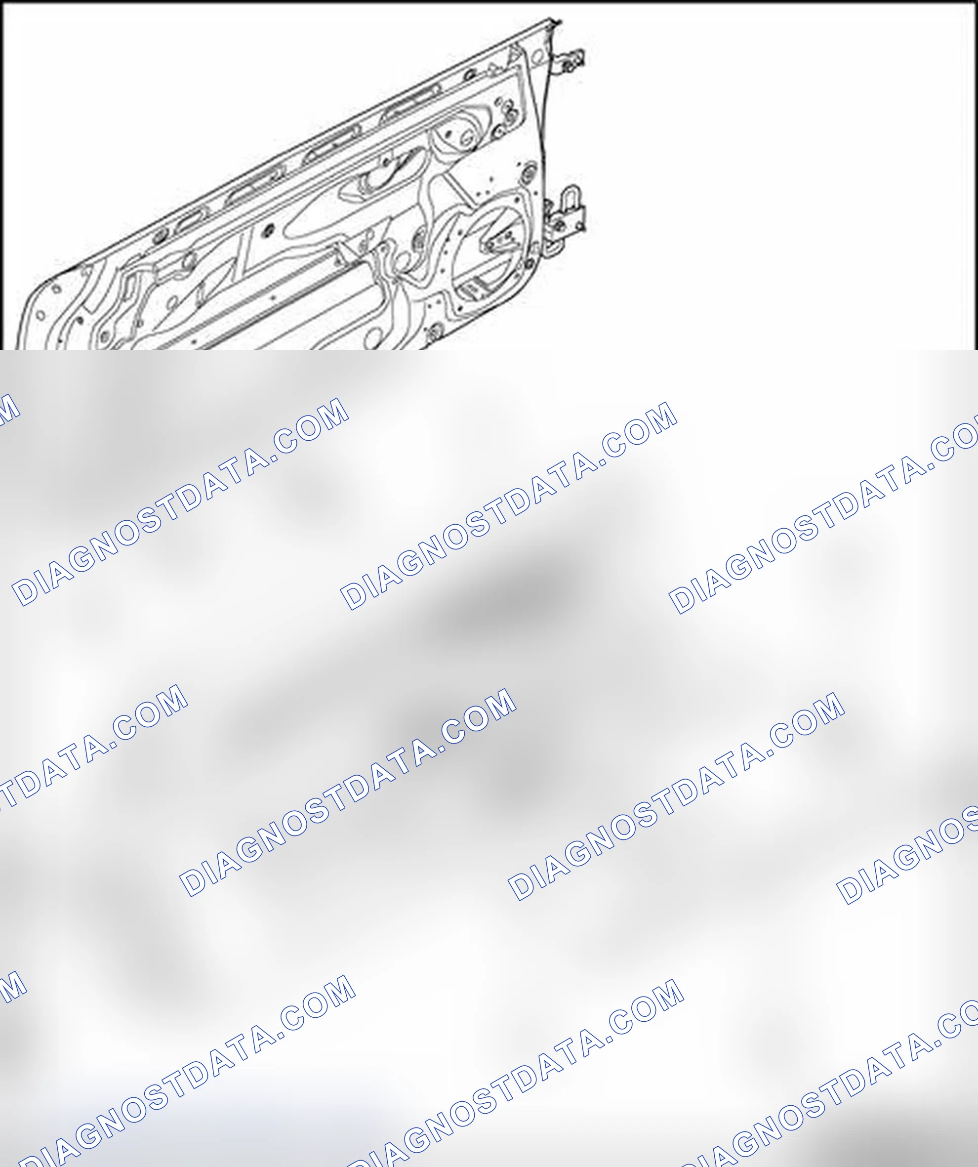 Scheme 120: Door trim, assembly overview