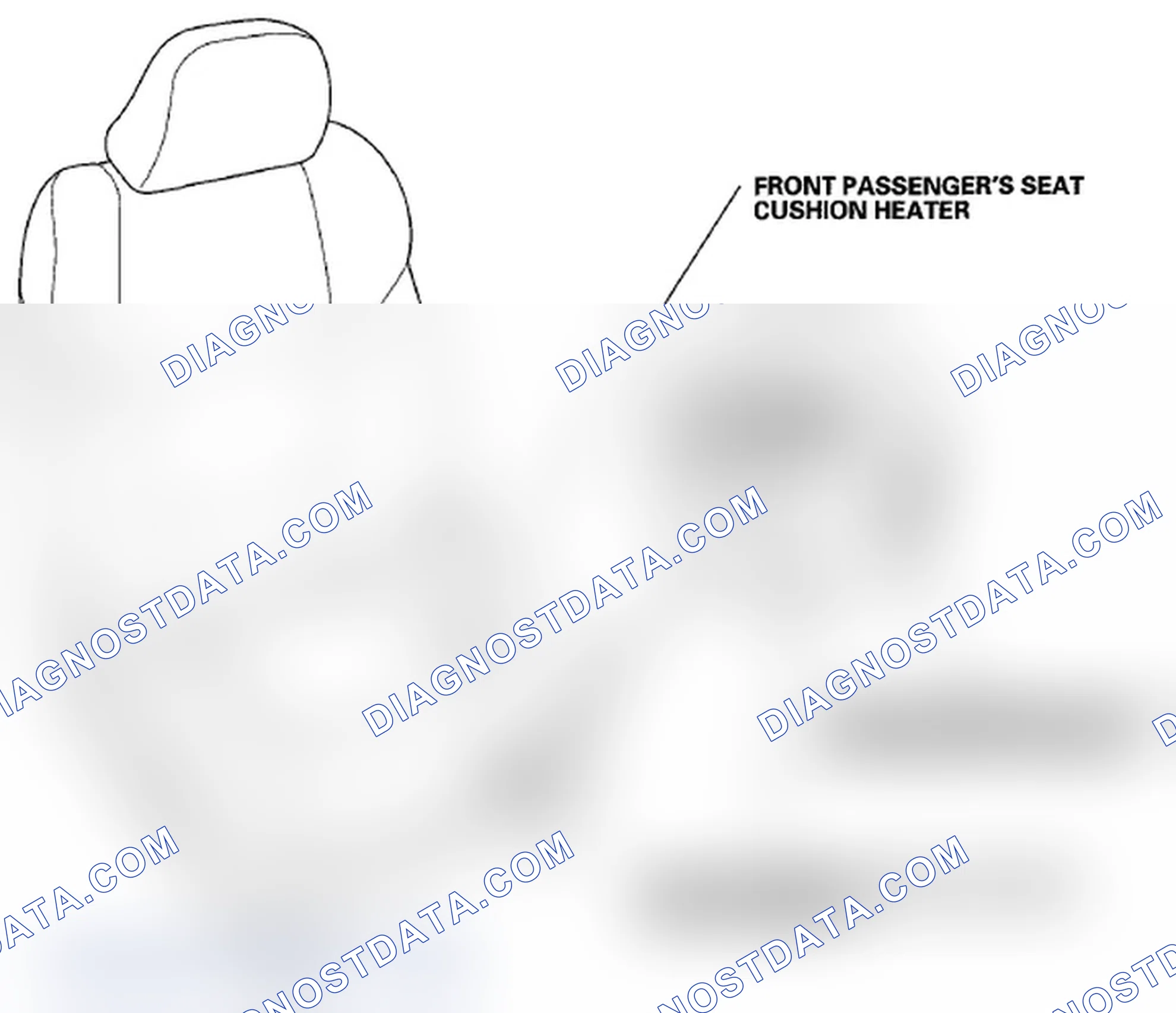 Scheme 96: Front Passenger's Seat