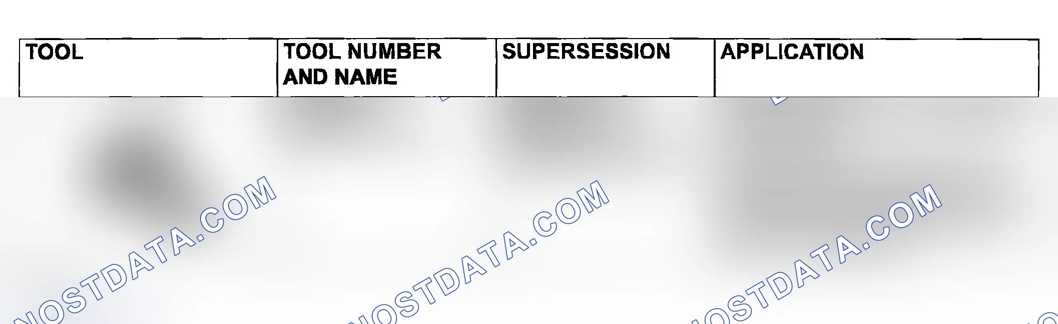 Scheme 769: SPECIAL TOOL