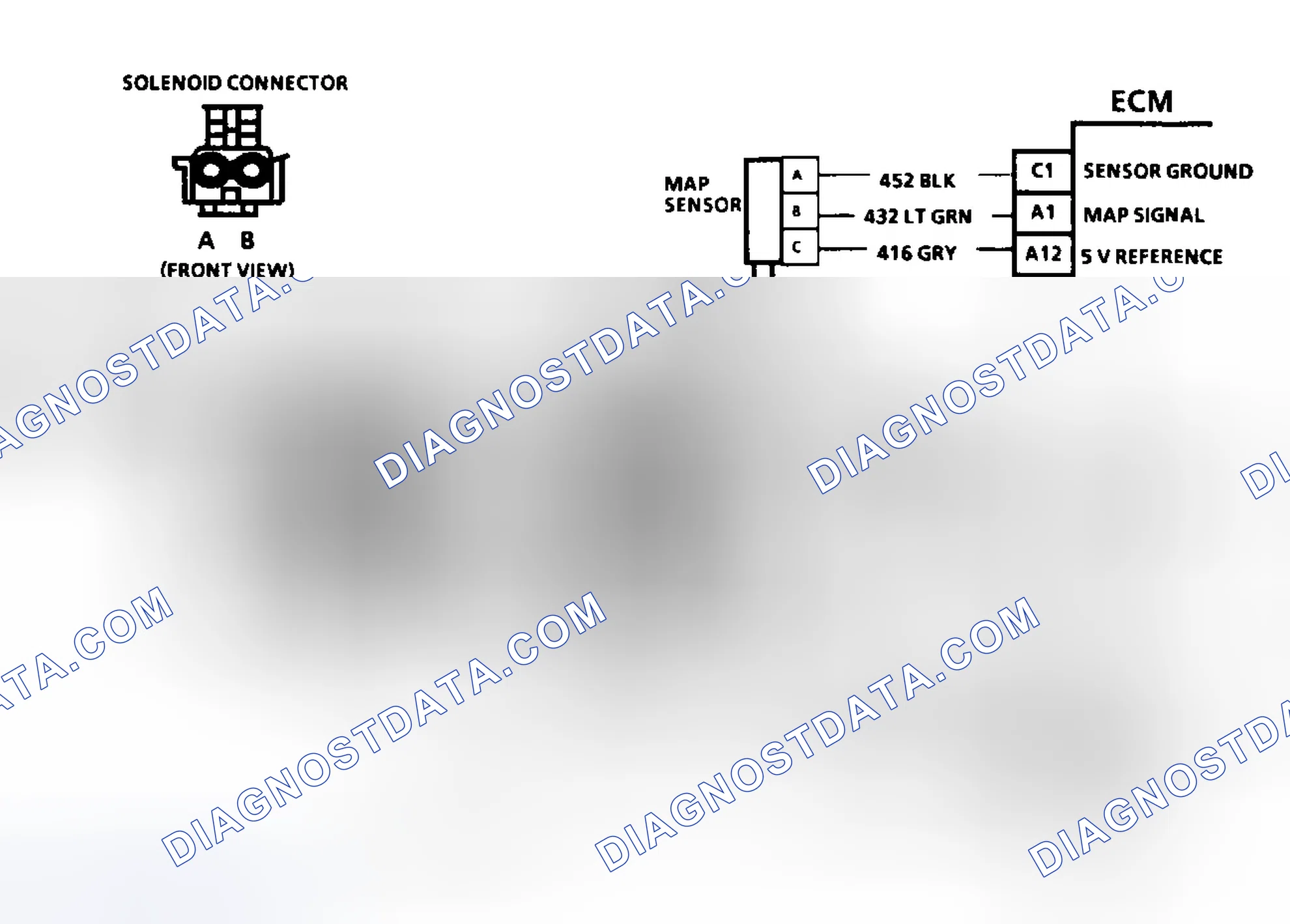 Scheme 46: Code 31: Circuit Diagram MAP Sensor Signal Voltage Low