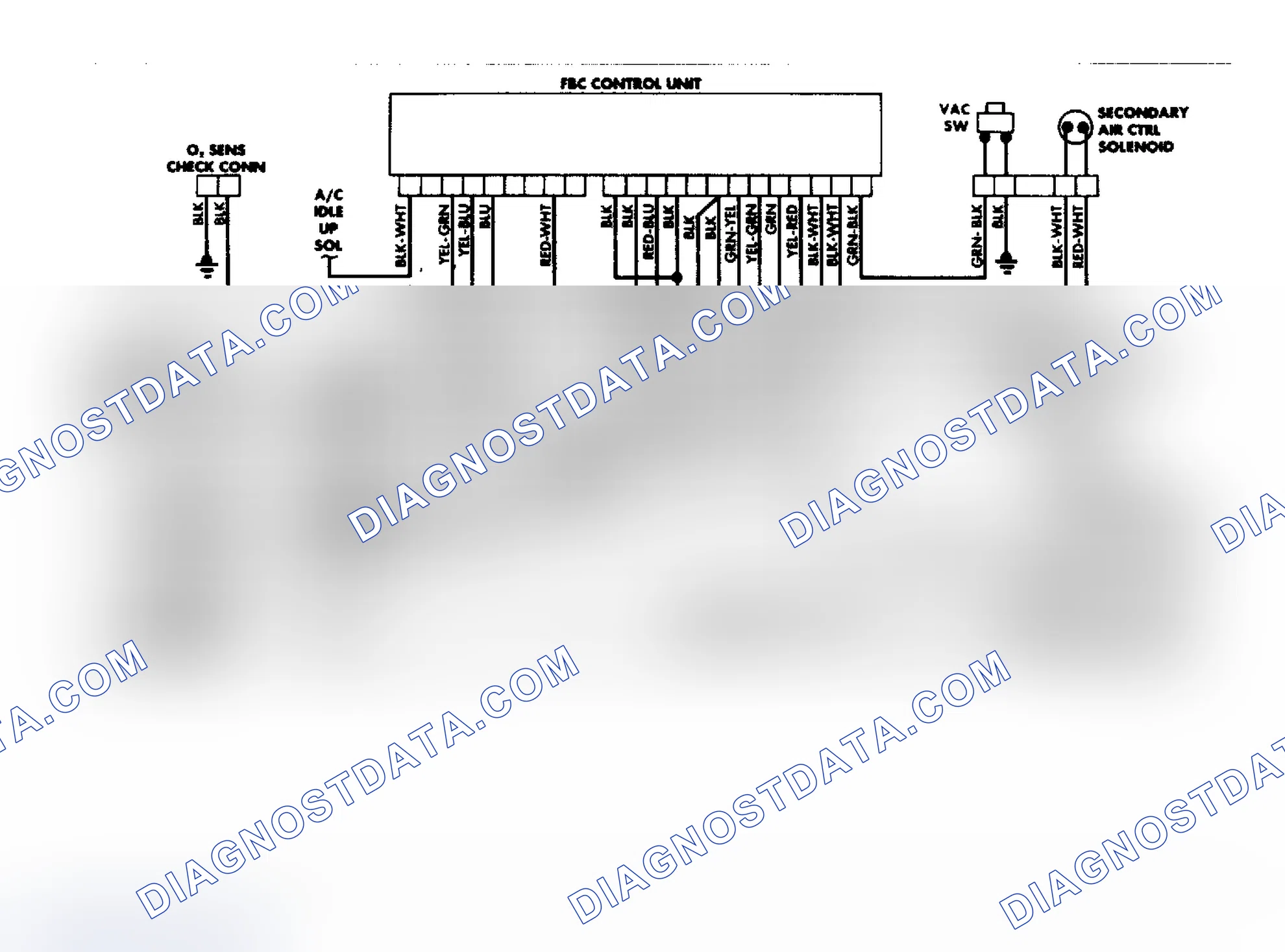 Fig. 18: Feedback Carburetor System Wiring Diagram (Raider)
