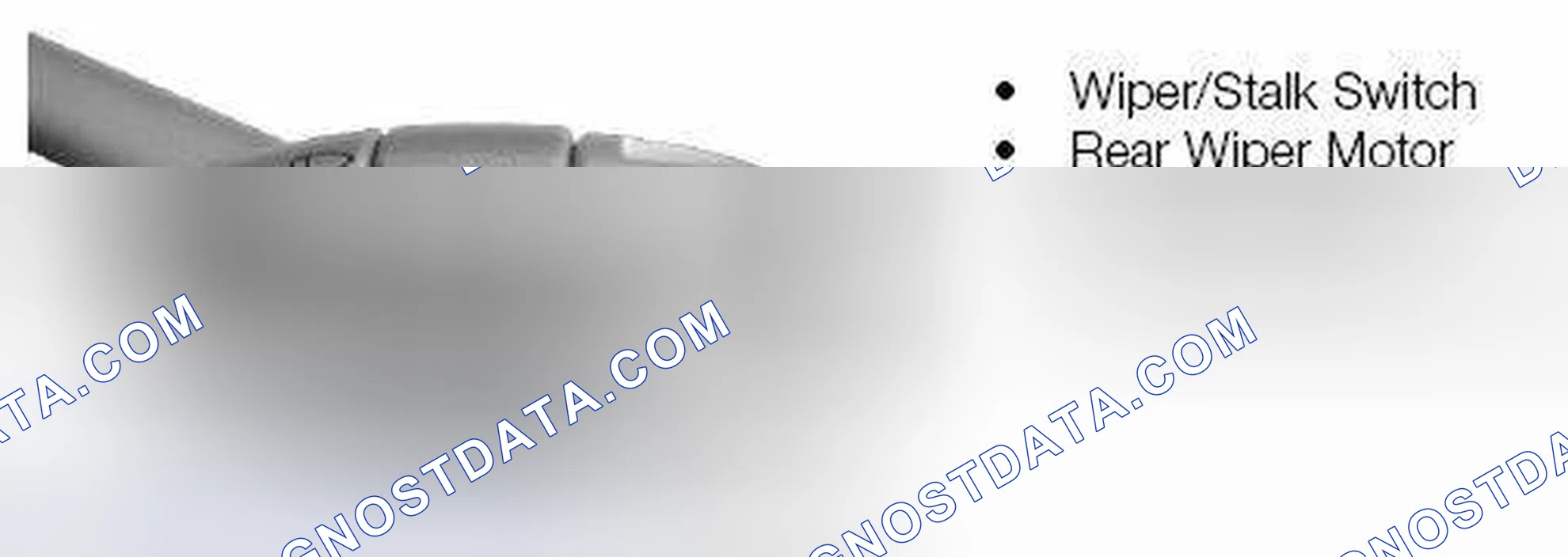 Scheme 29: Rear Wiper/Washer System