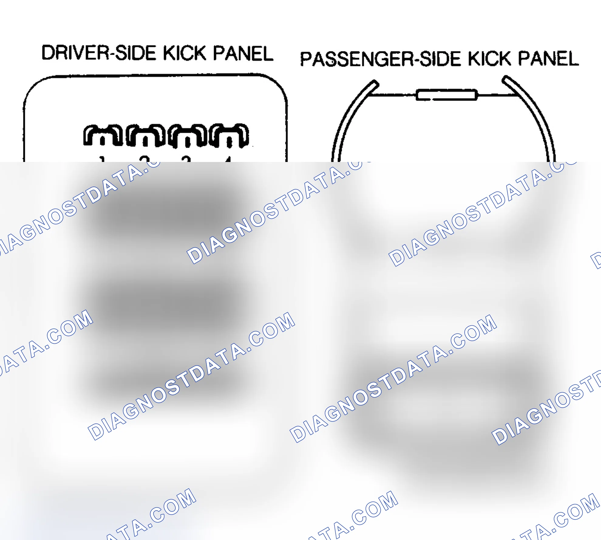 Scheme 11: PASSENGER COMPARTMENT FUSE PANEL IDENTIFICATION (1983-86)