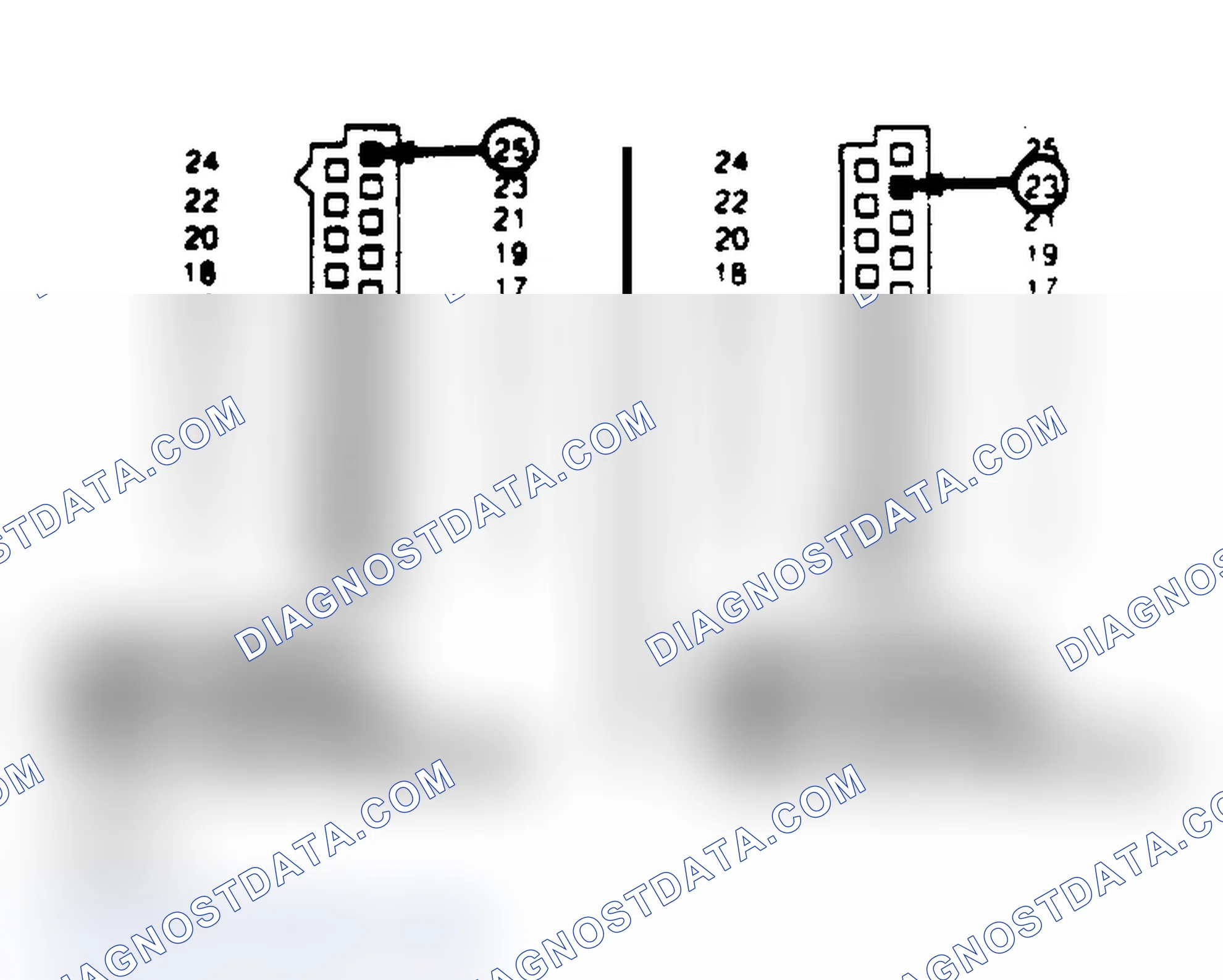 Scheme 136: Logic Module Red & Blue Connectors Viewed From Wire End